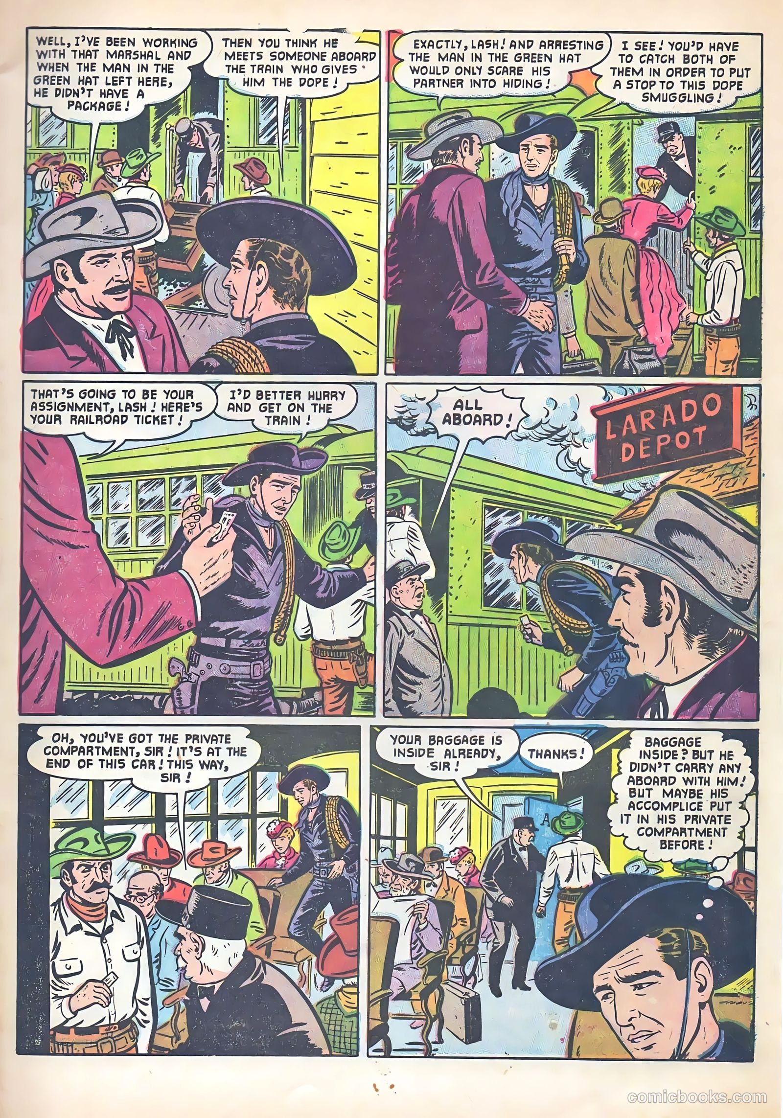 Lash Larue Western #53 (1955) — page 5 of 36