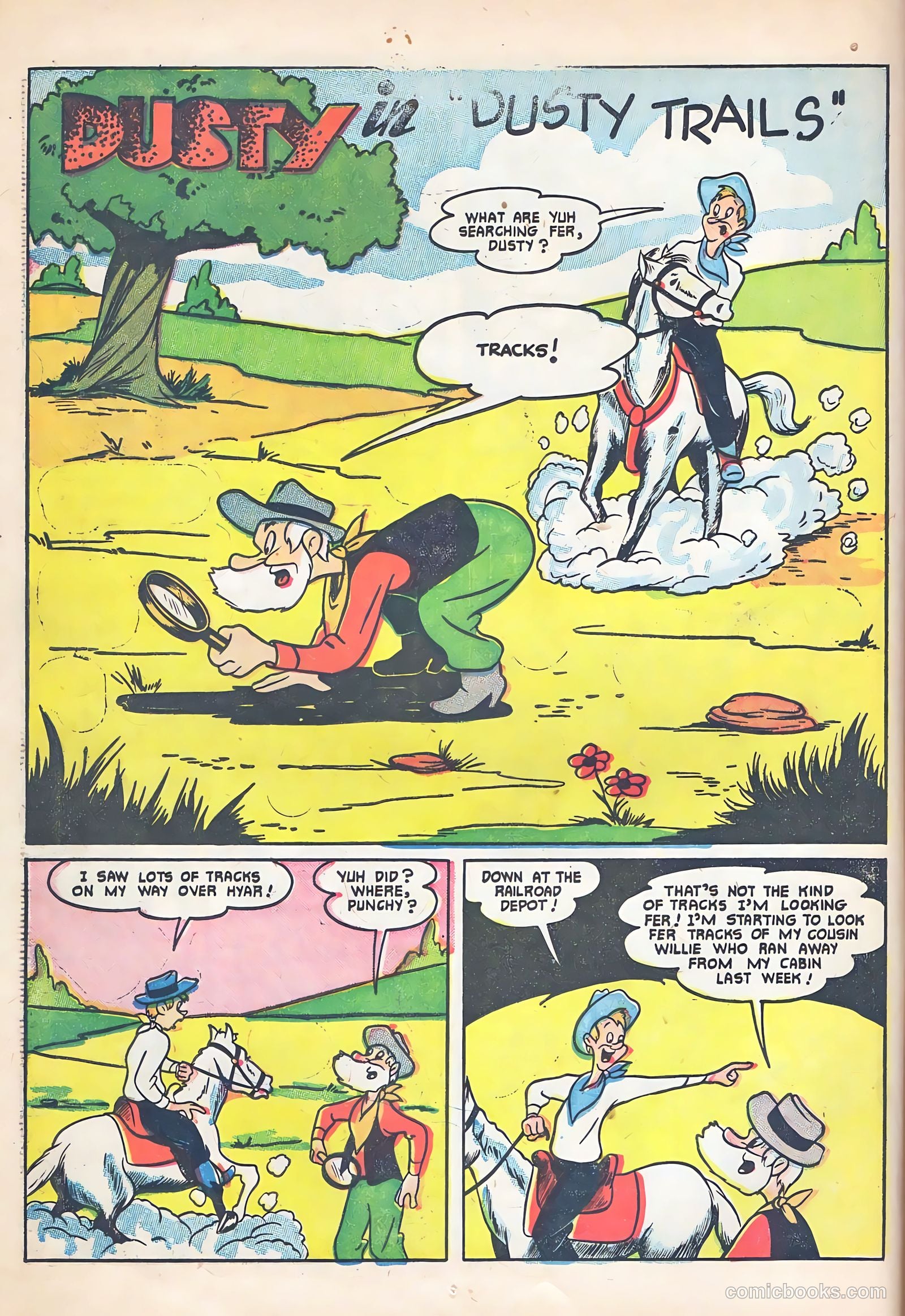 Lash Larue Western #53 (1955) — page 12 of 36