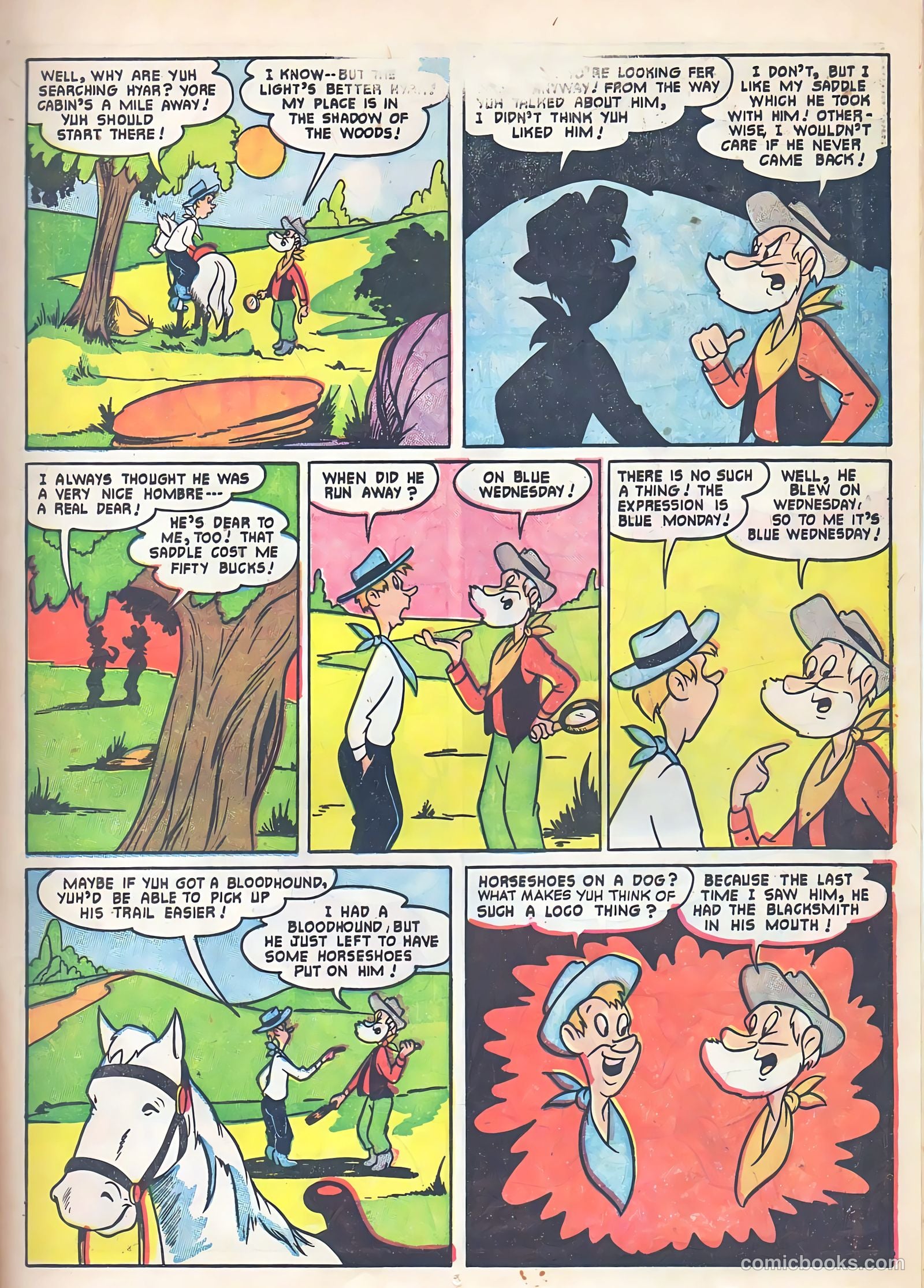 Lash Larue Western #53 (1955) — page 13 of 36