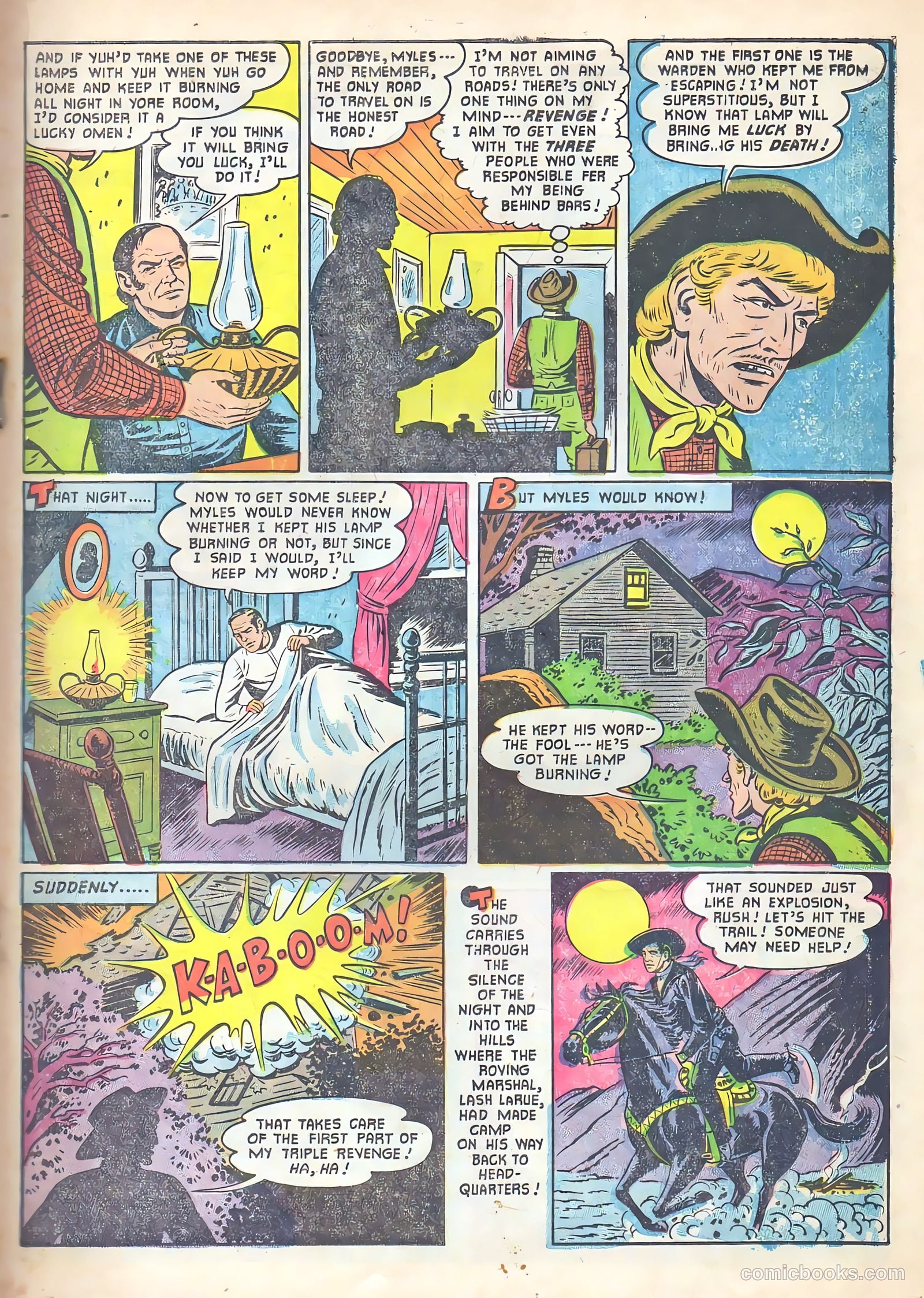 Lash Larue Western #53 (1955) — page 19 of 36