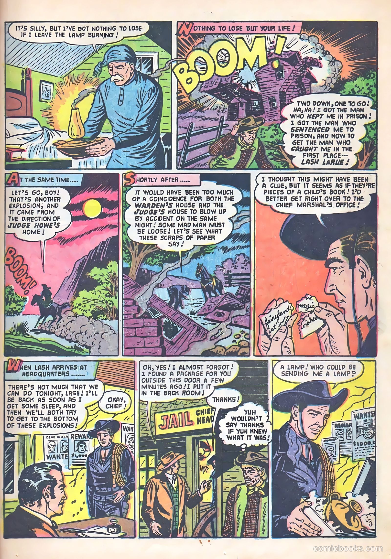 Lash Larue Western #53 (1955) — page 21 of 36