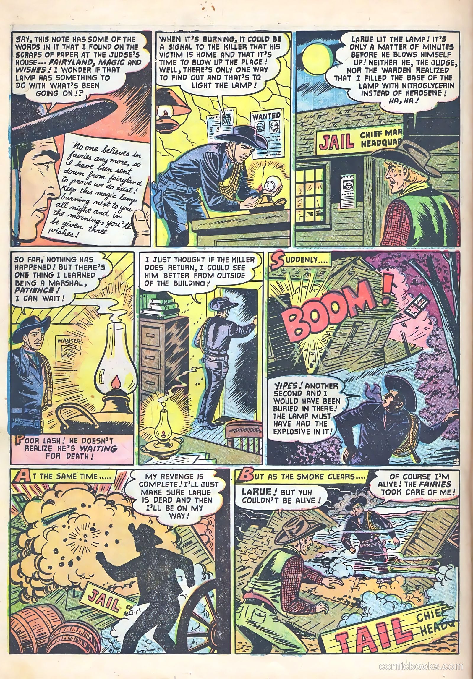 Lash Larue Western #53 (1955) — page 22 of 36