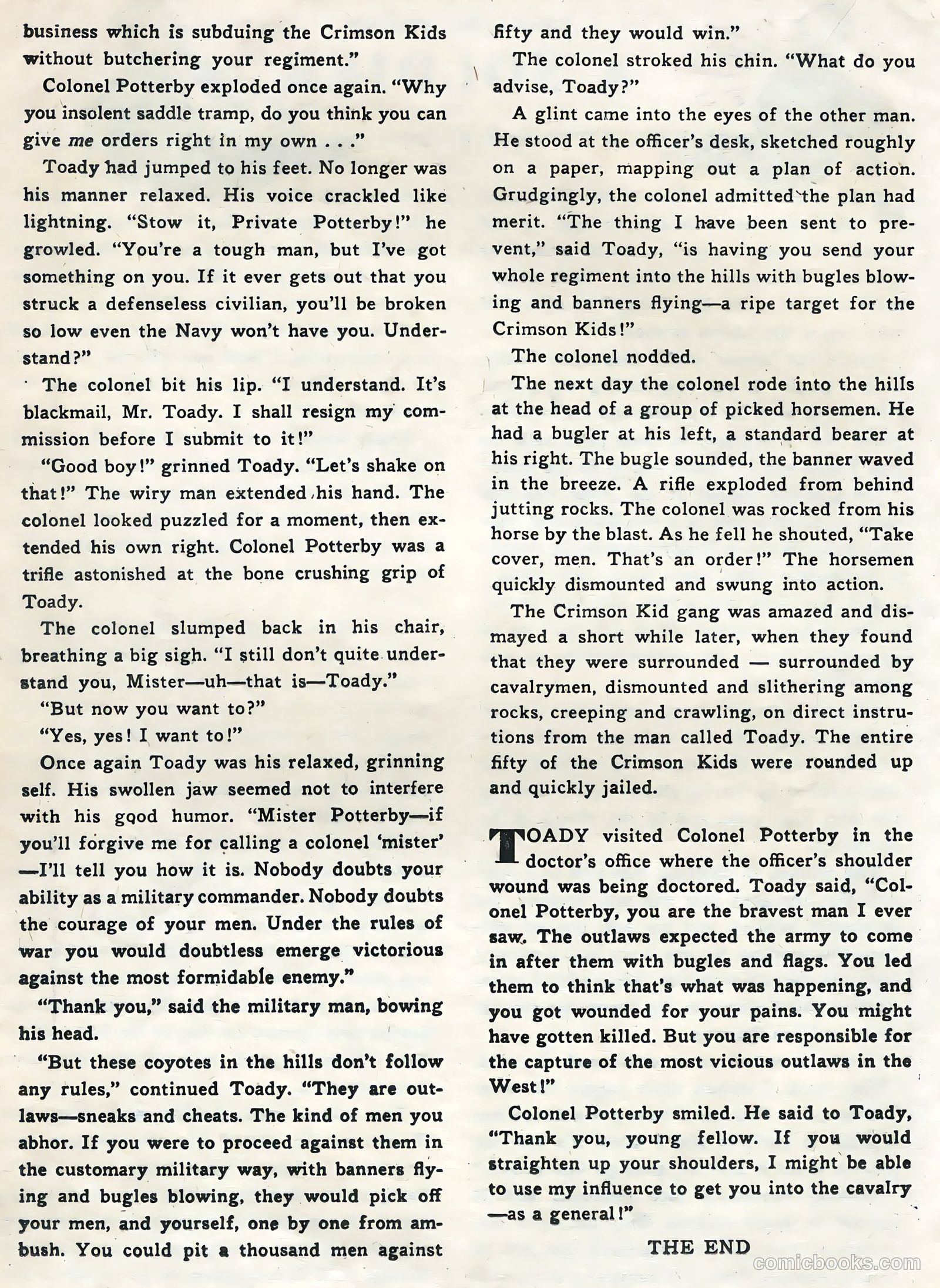 Lash LaRue Western #54 (1955) — page 16 of 36