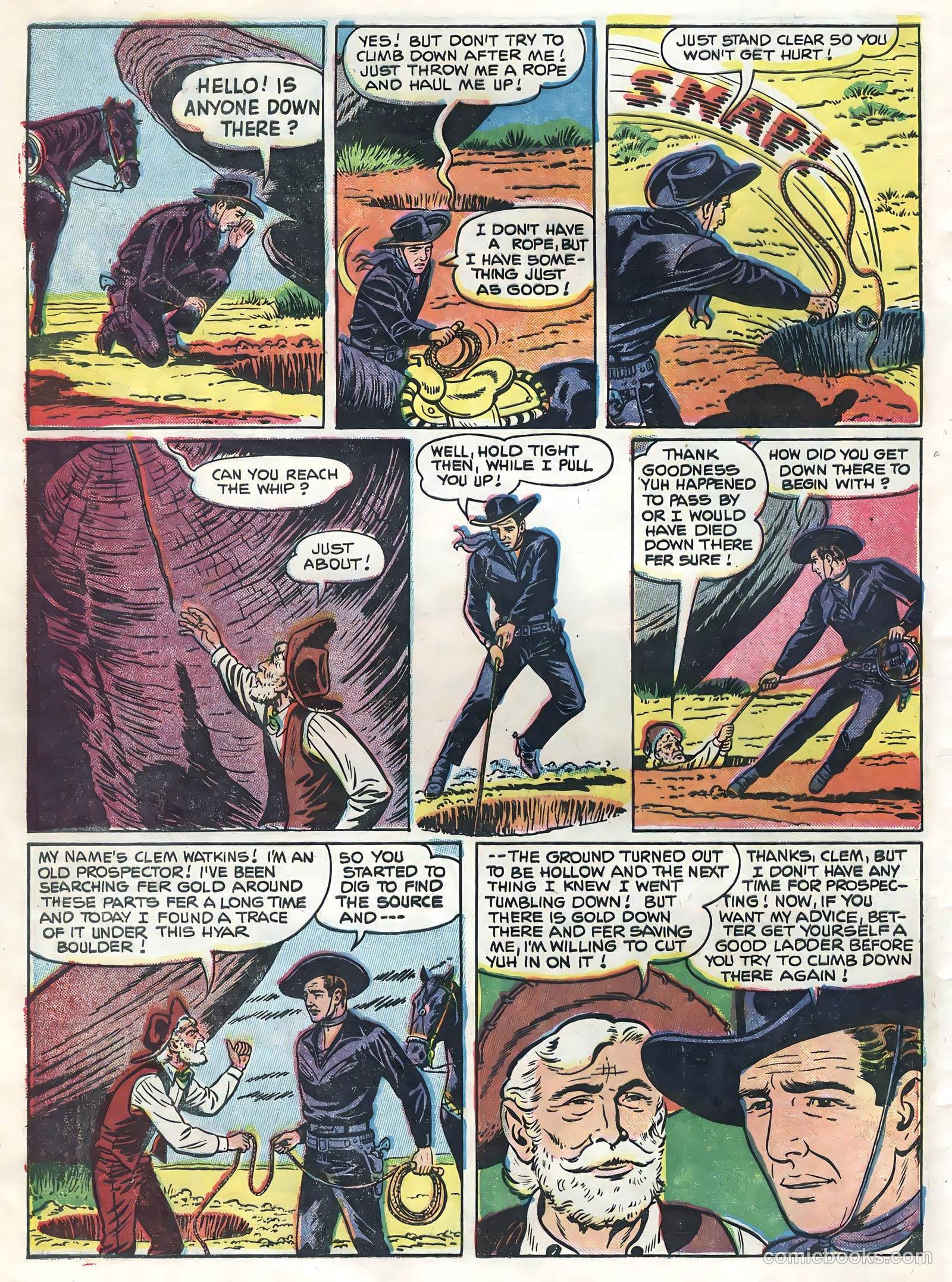 Lash LaRue Western #54 (1955) — page 28 of 36