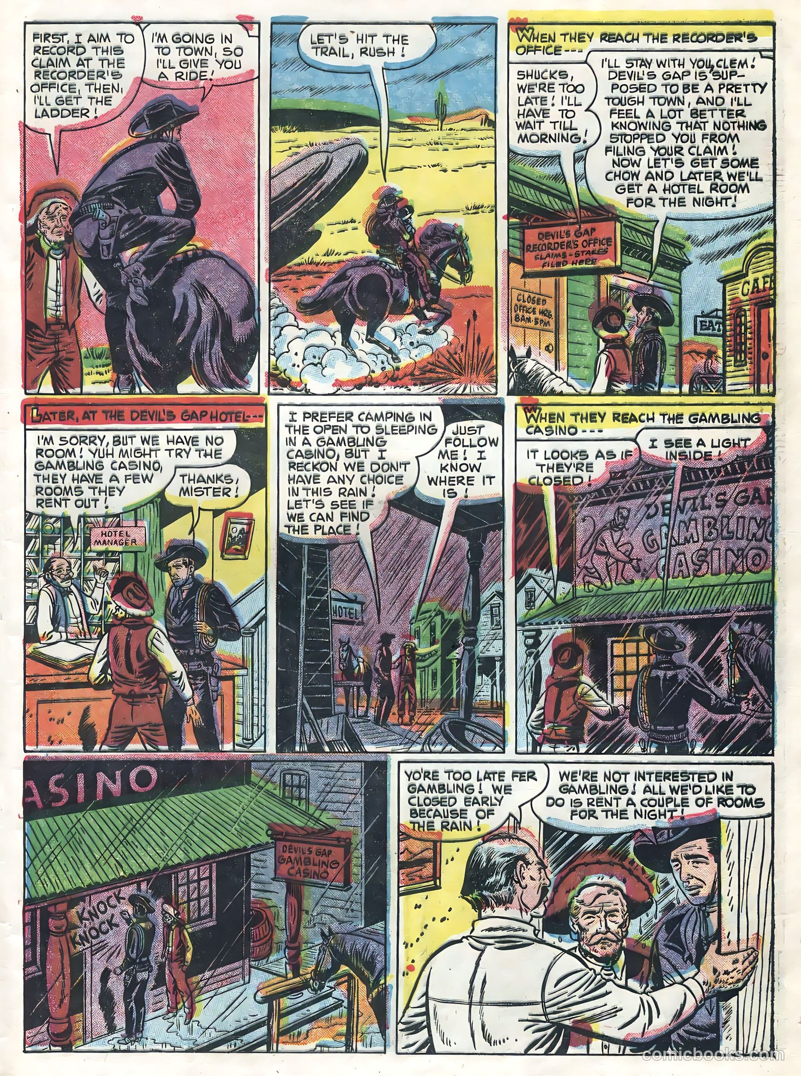 Lash LaRue Western #54 (1955) — page 29 of 36