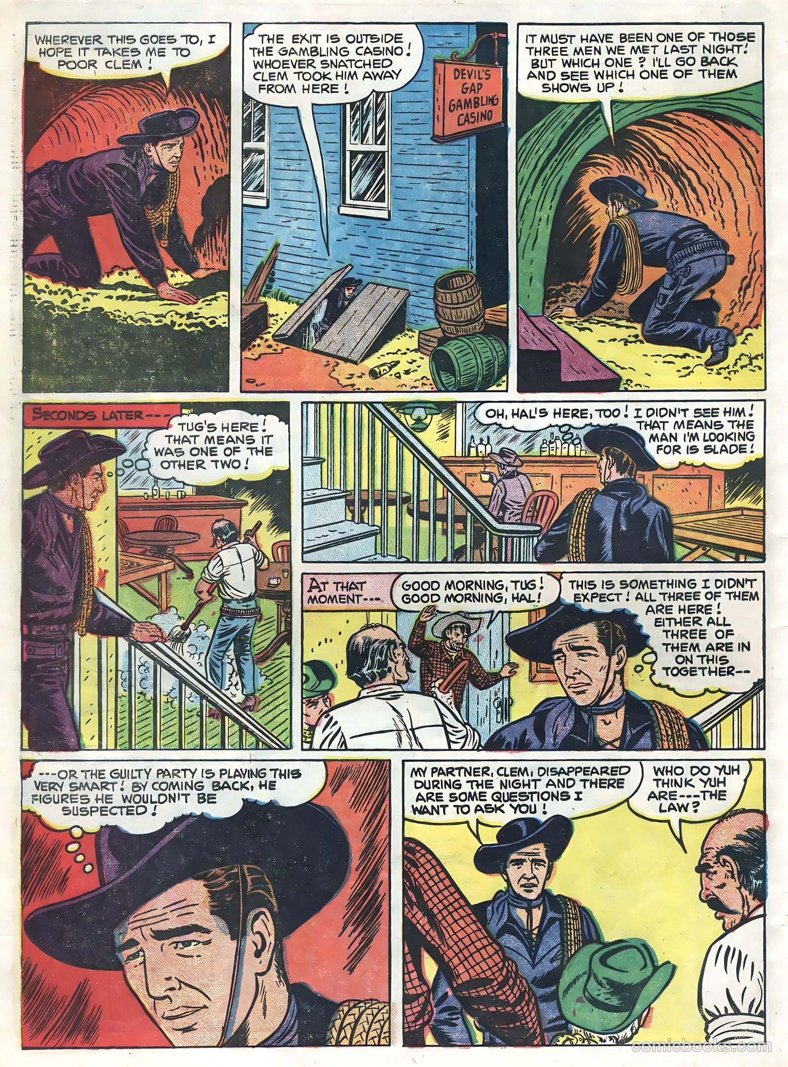 Lash LaRue Western #54 (1955) — page 32 of 36