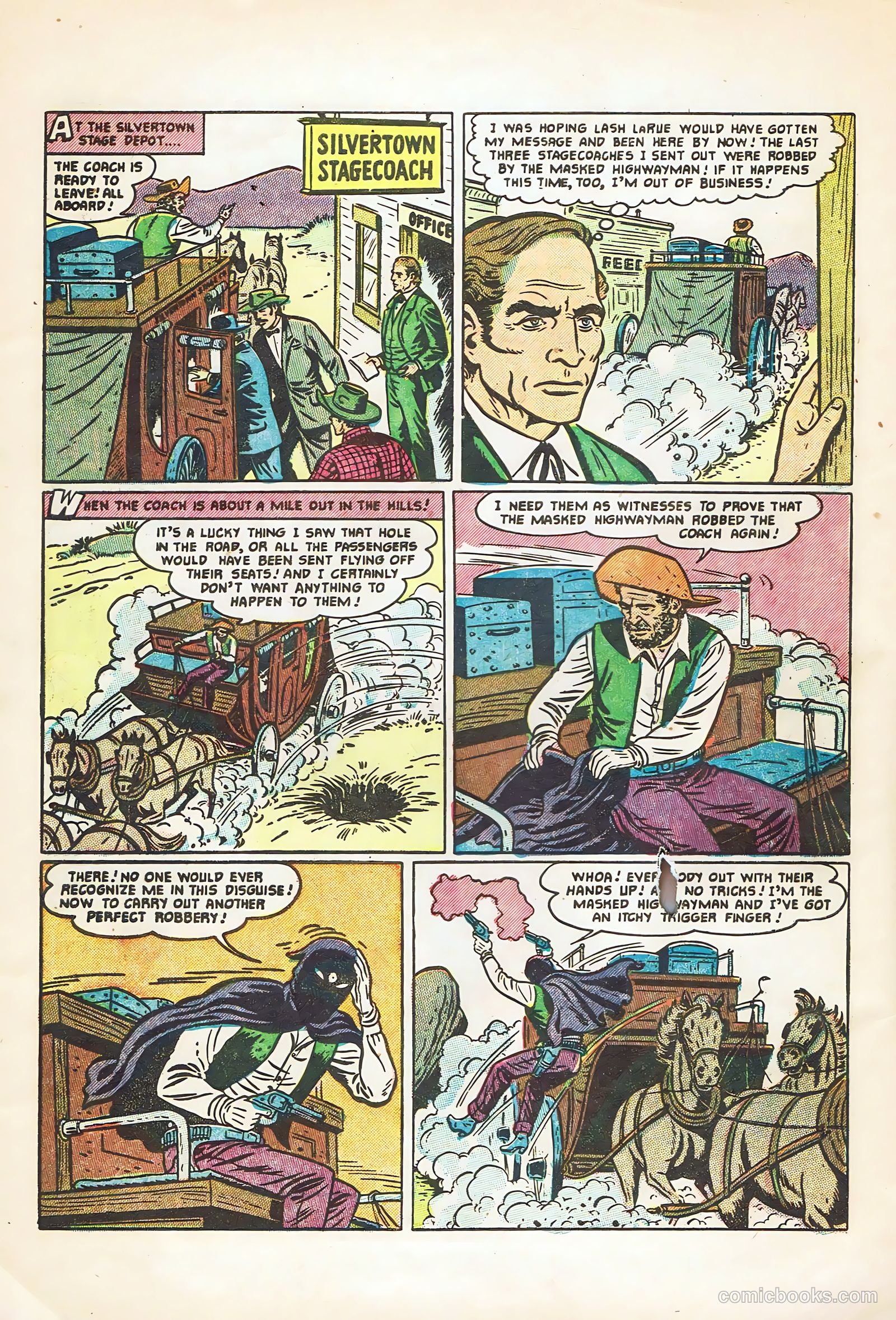 Lash Larue Western #55 (1955) — page 4 of 36