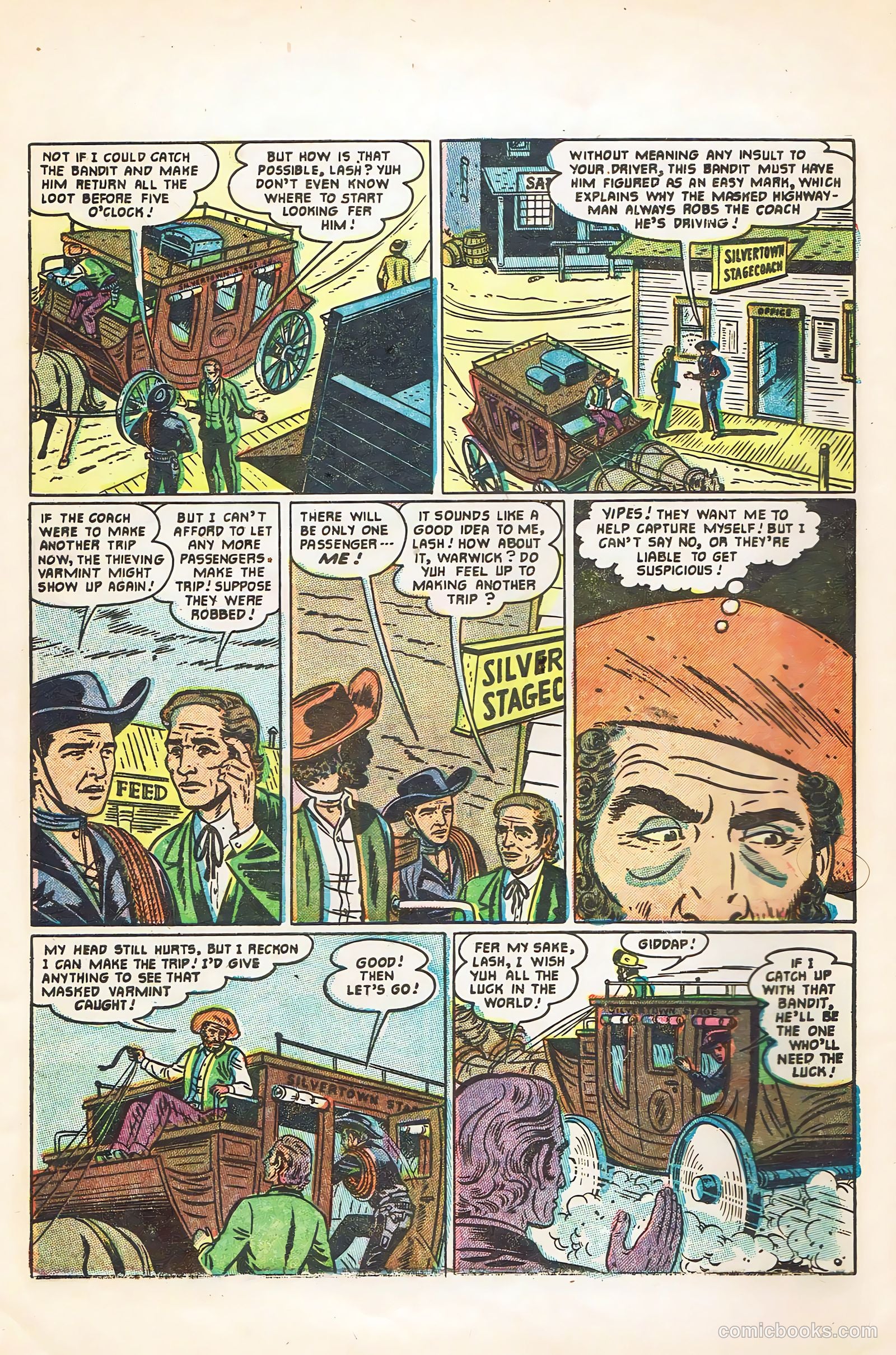 Lash Larue Western #55 (1955) — page 8 of 36