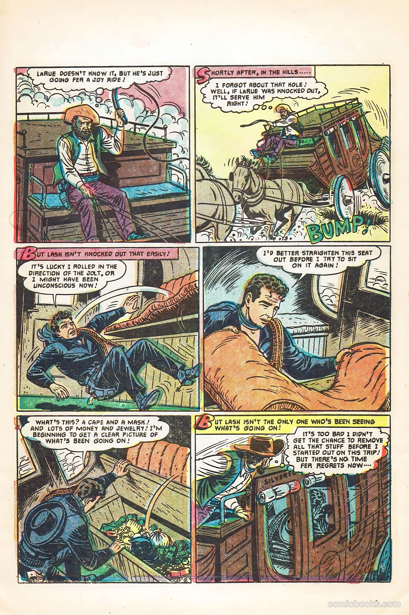 Lash Larue Western #55 (1955) — page 9 of 36