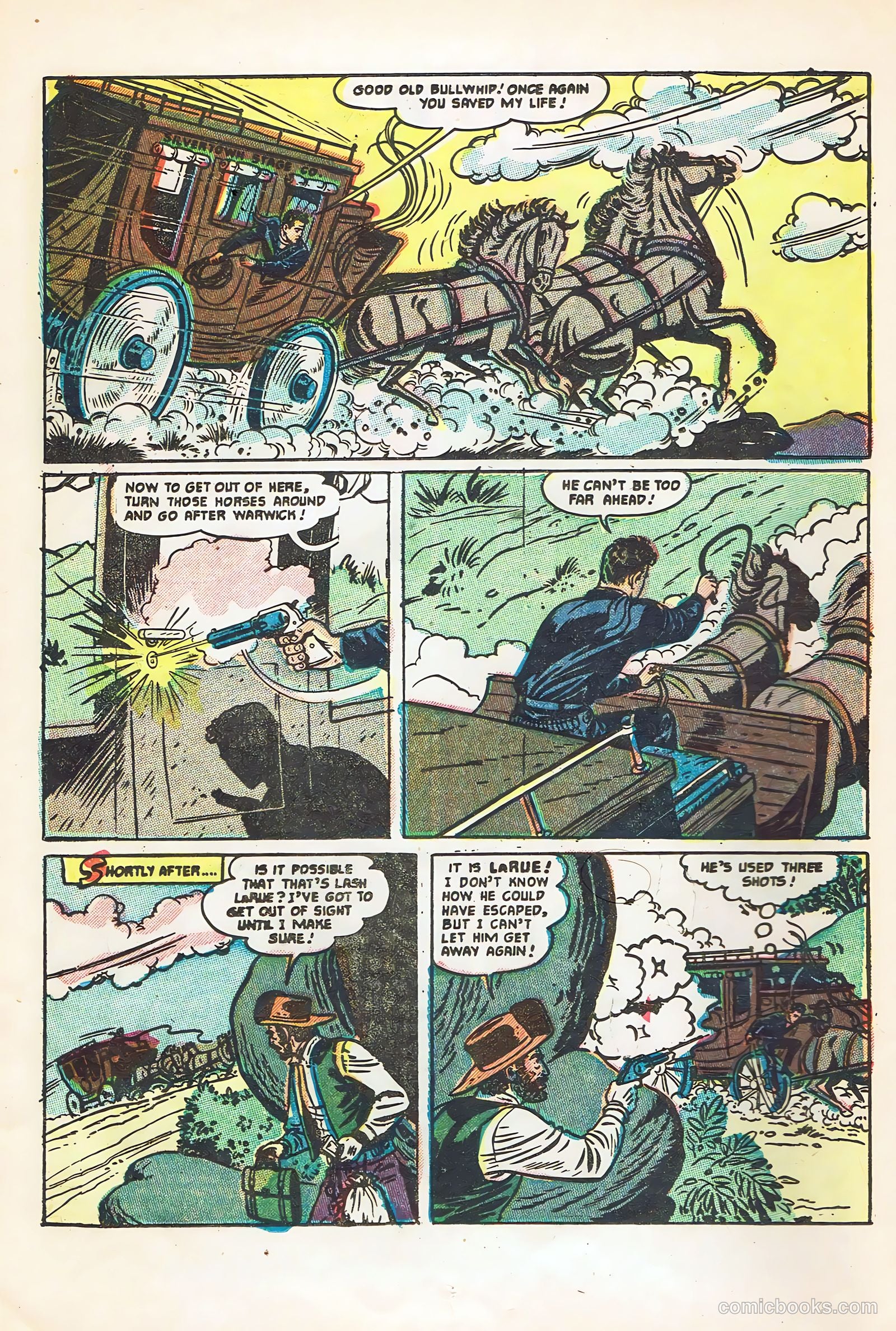 Lash Larue Western #55 (1955) — page 12 of 36