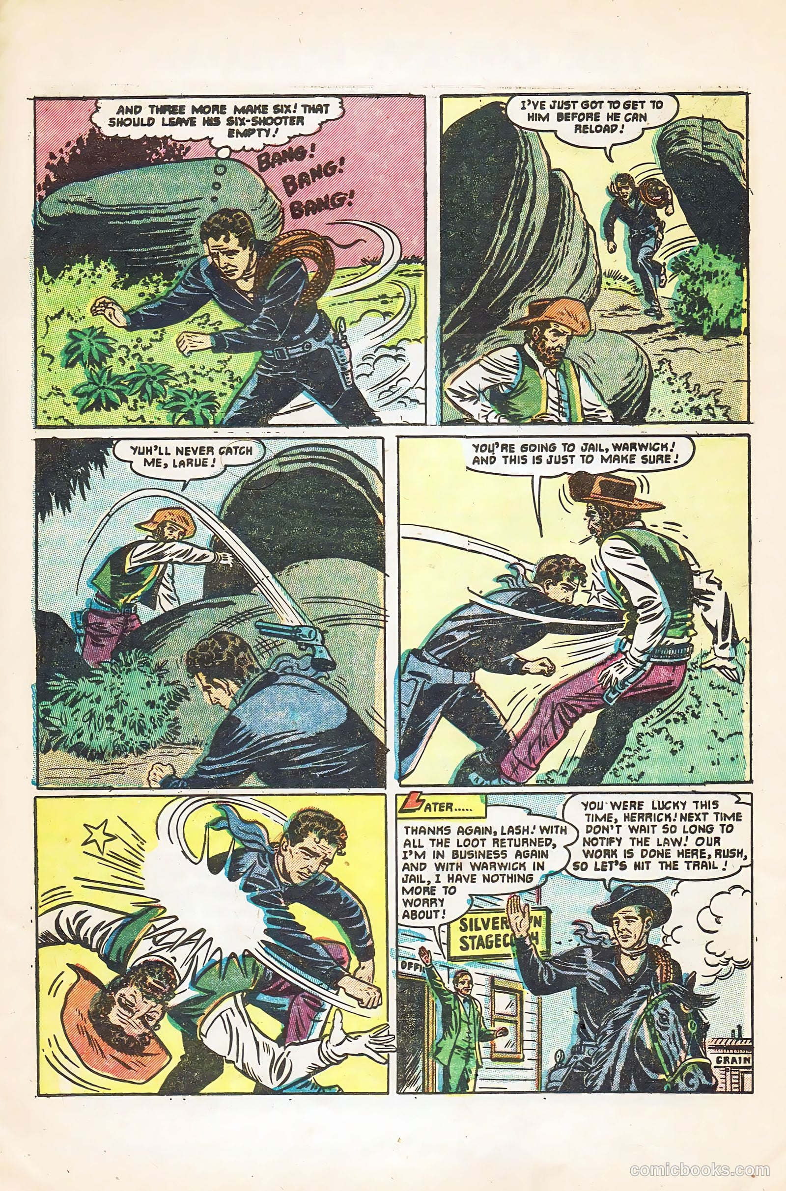 Lash Larue Western #55 (1955) — page 13 of 36