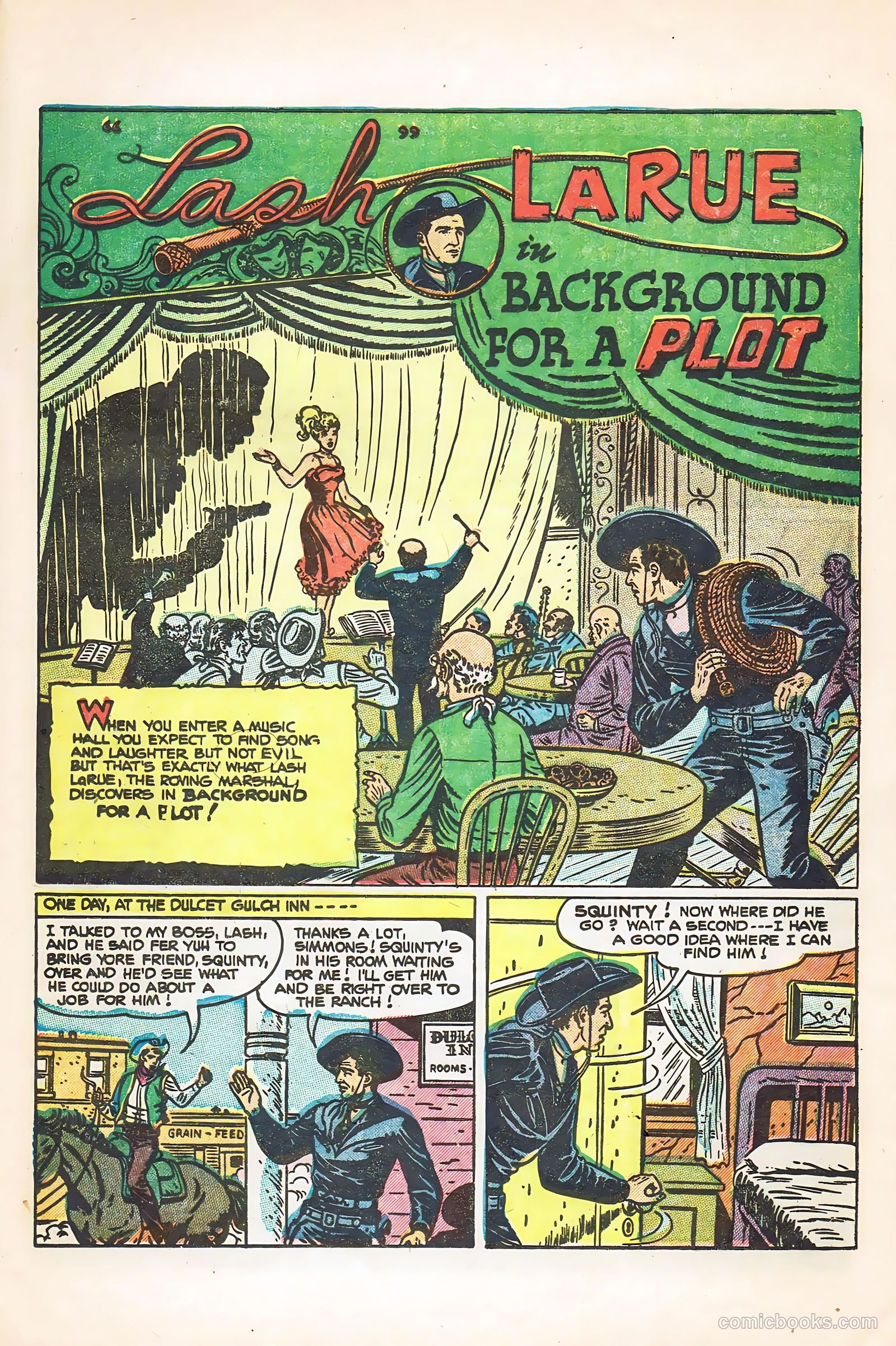 Lash Larue Western #55 (1955) — page 17 of 36