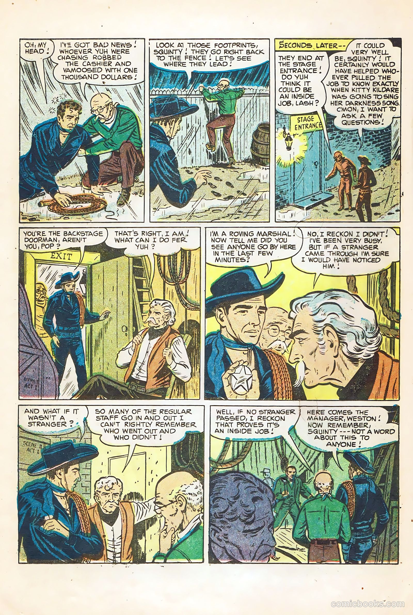 Lash Larue Western #55 (1955) — page 20 of 36