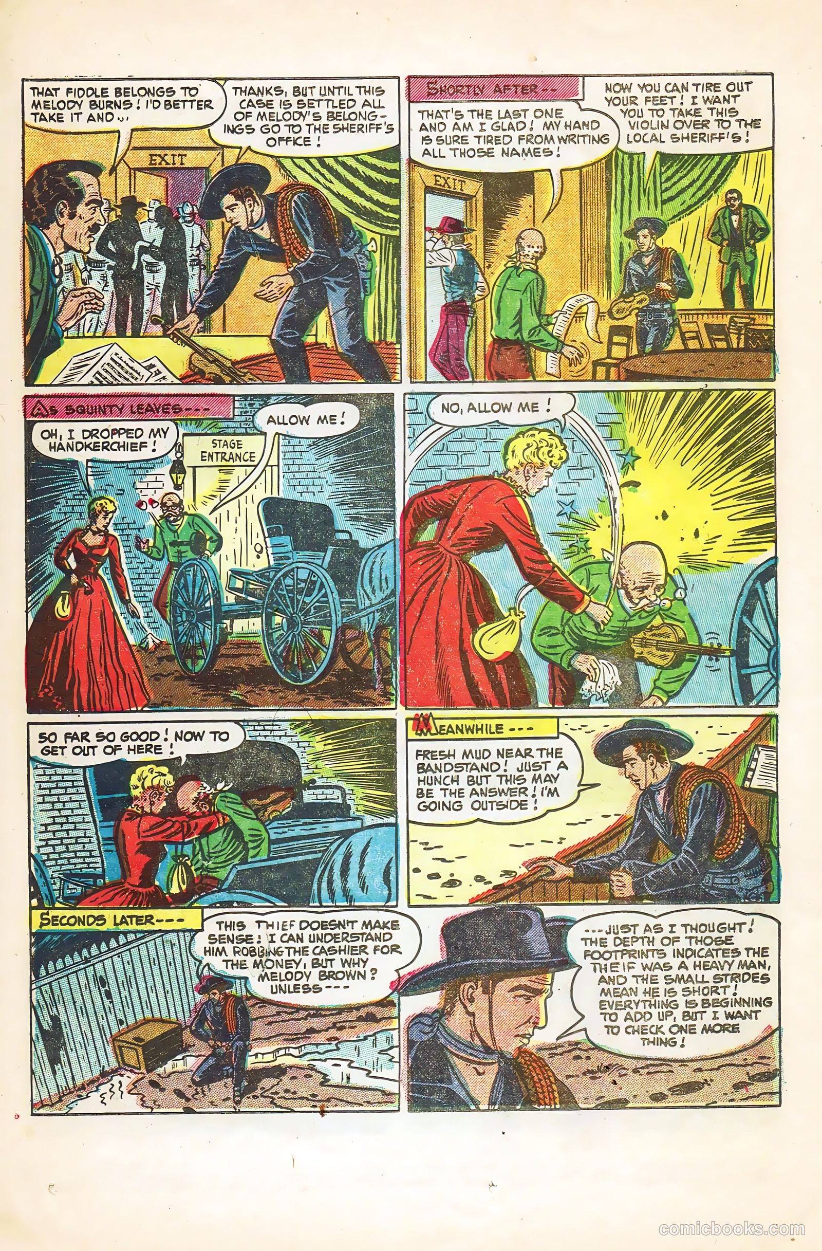 Lash Larue Western #55 (1955) — page 23 of 36