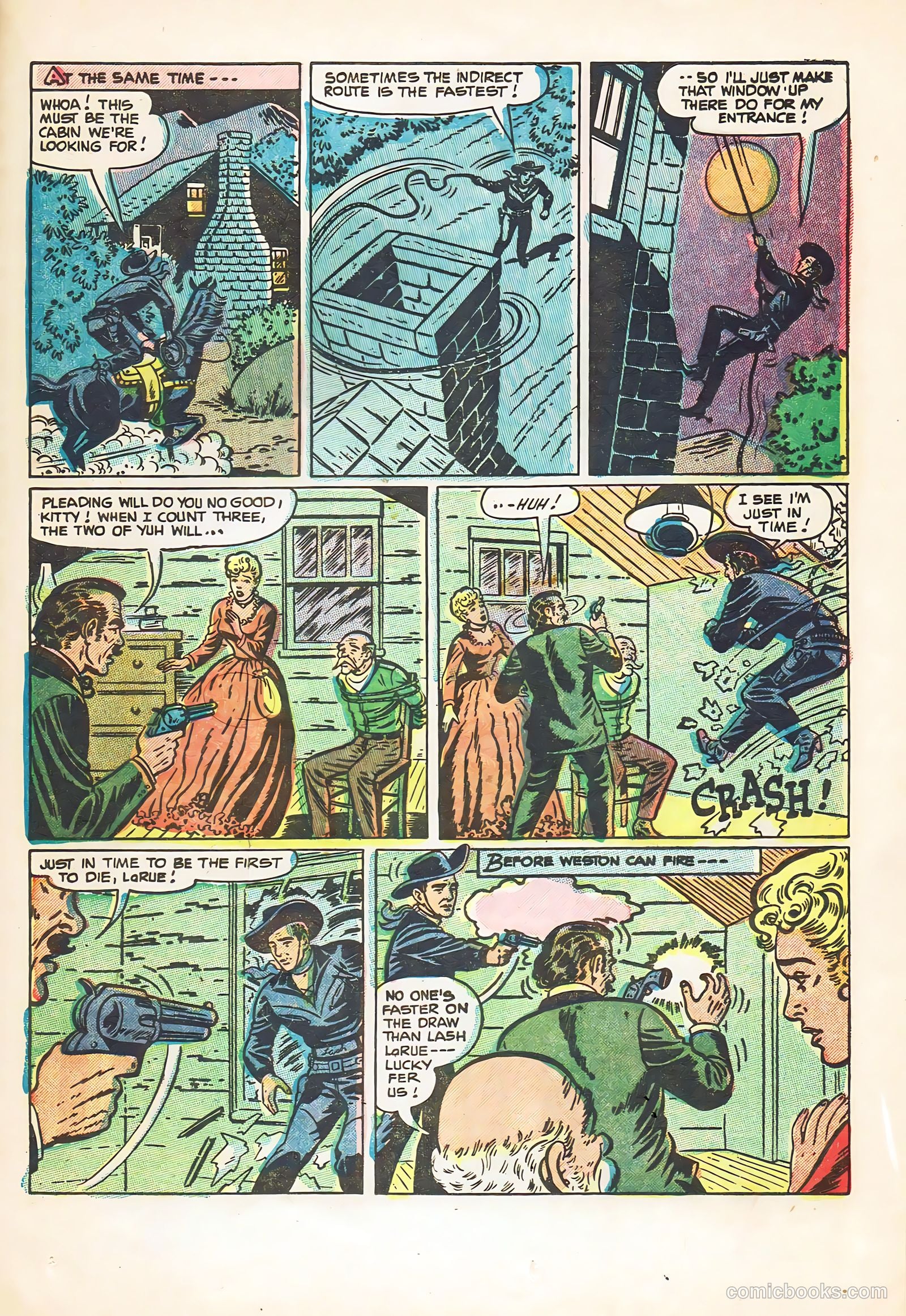 Lash Larue Western #55 (1955) — page 25 of 36