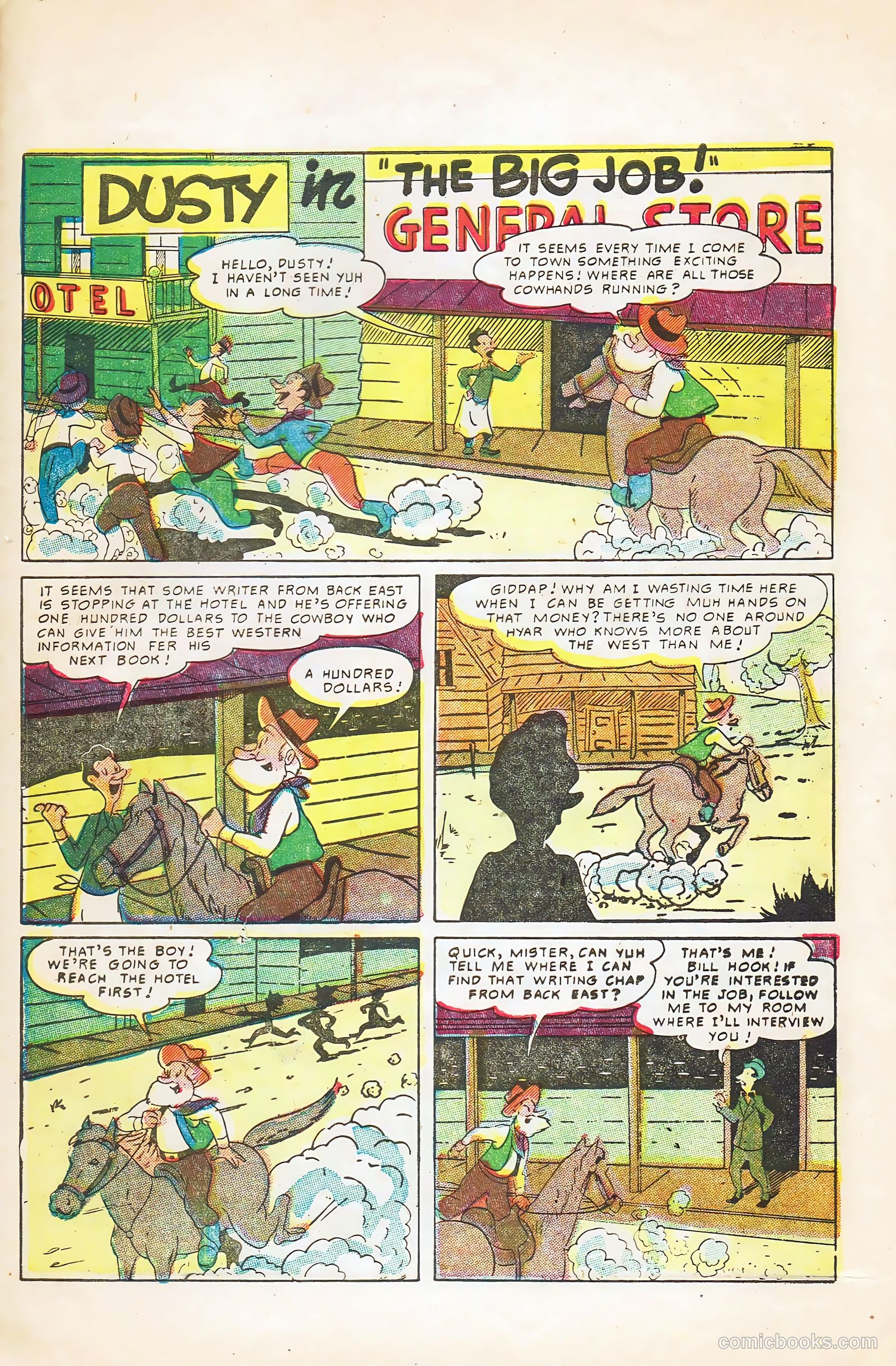 Lash Larue Western #55 (1955) — page 27 of 36