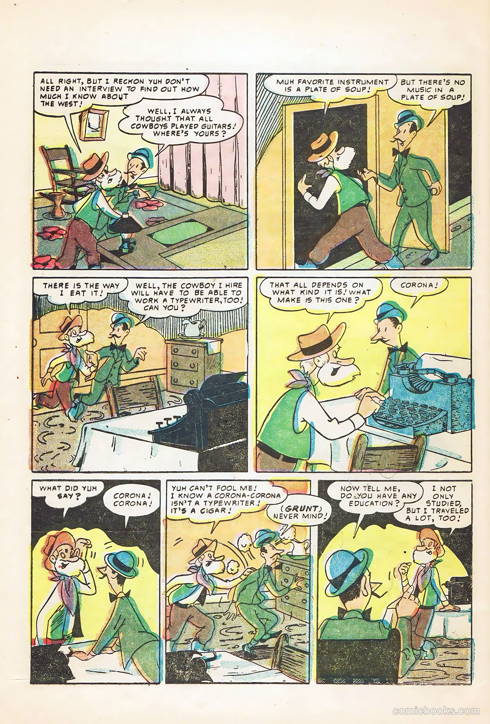 Lash Larue Western #55 (1955) — page 28 of 36