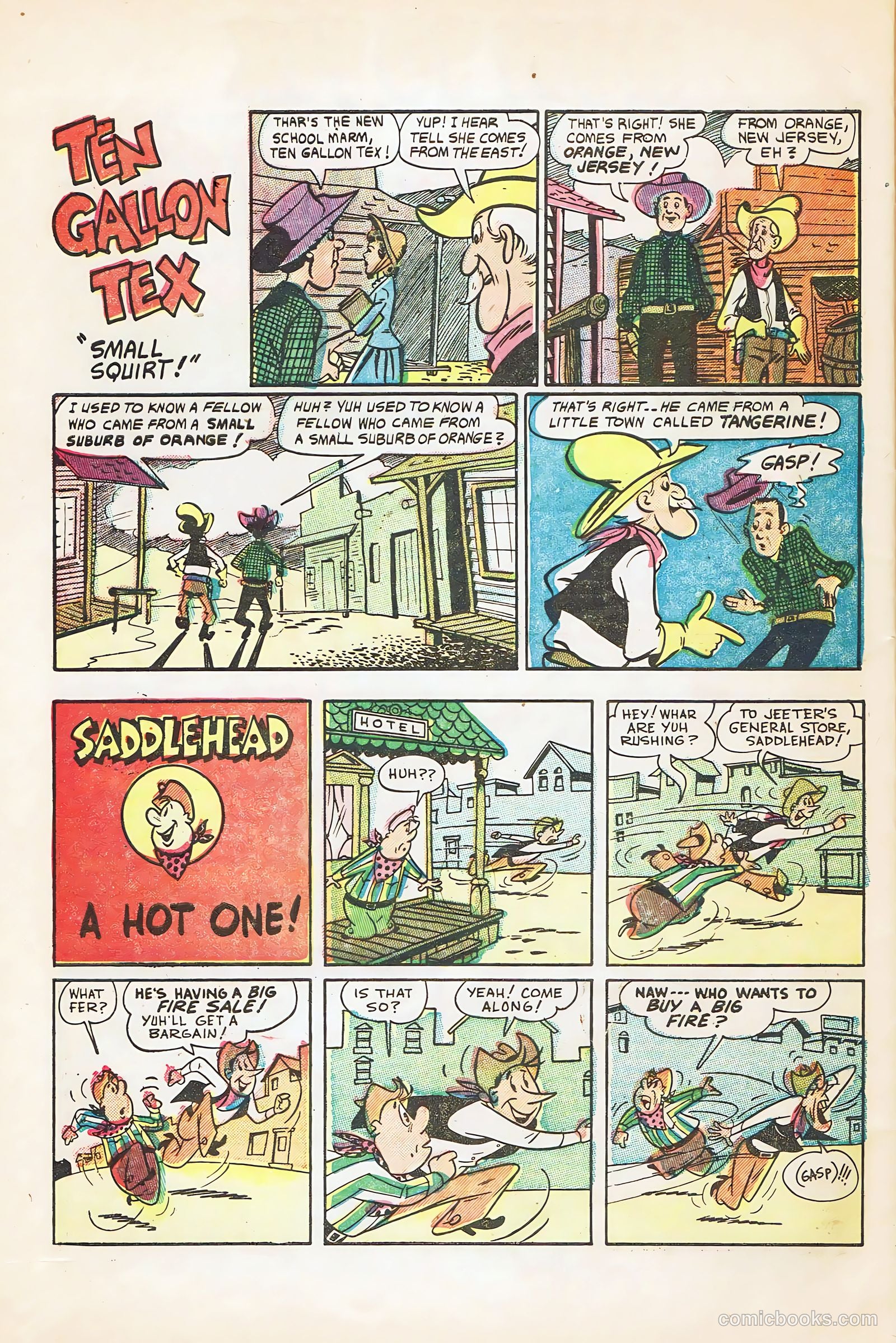 Lash Larue Western #55 (1955) — page 32 of 36