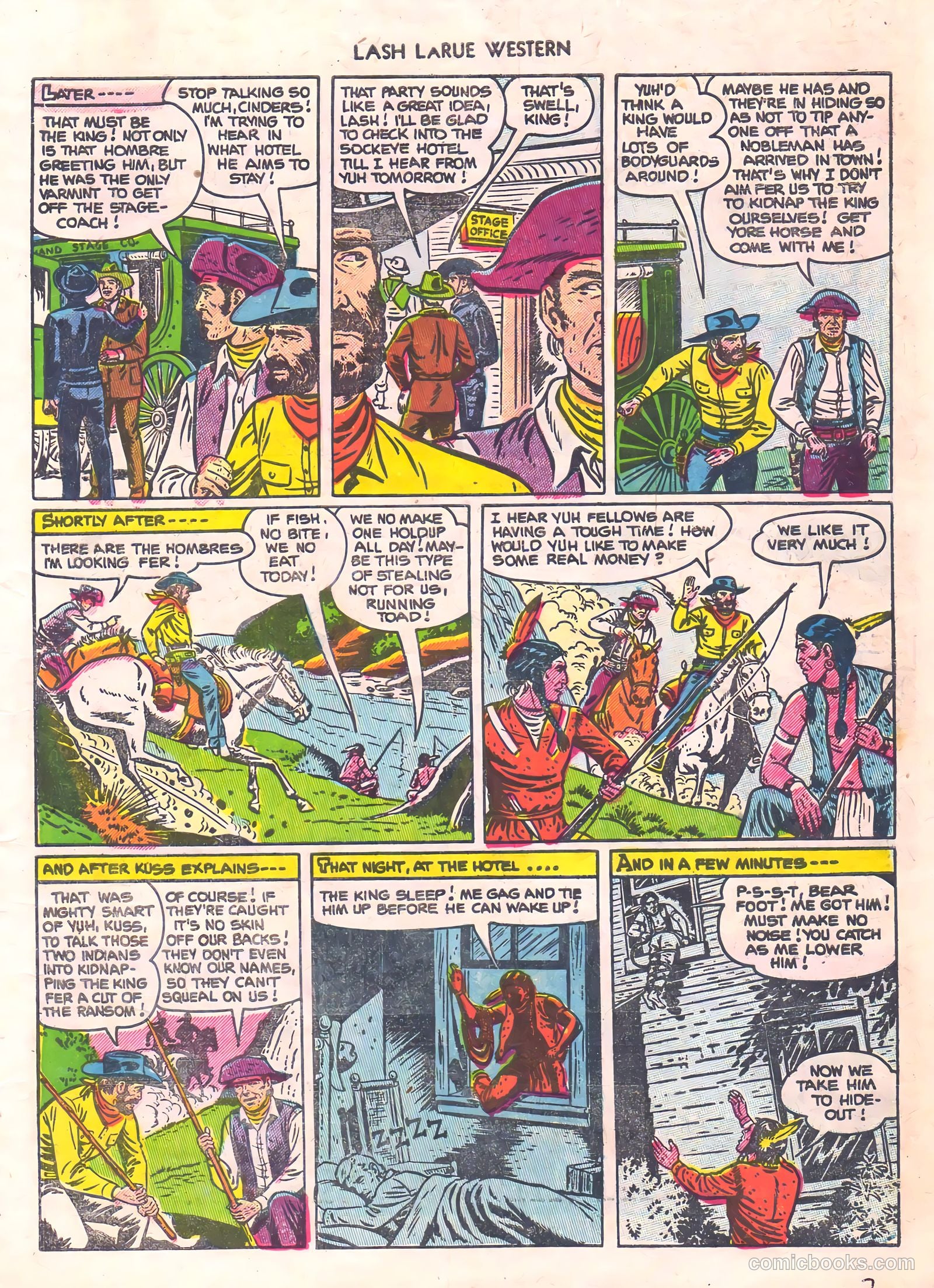 Lash Larue Western #56 (1956) — page 7 of 36
