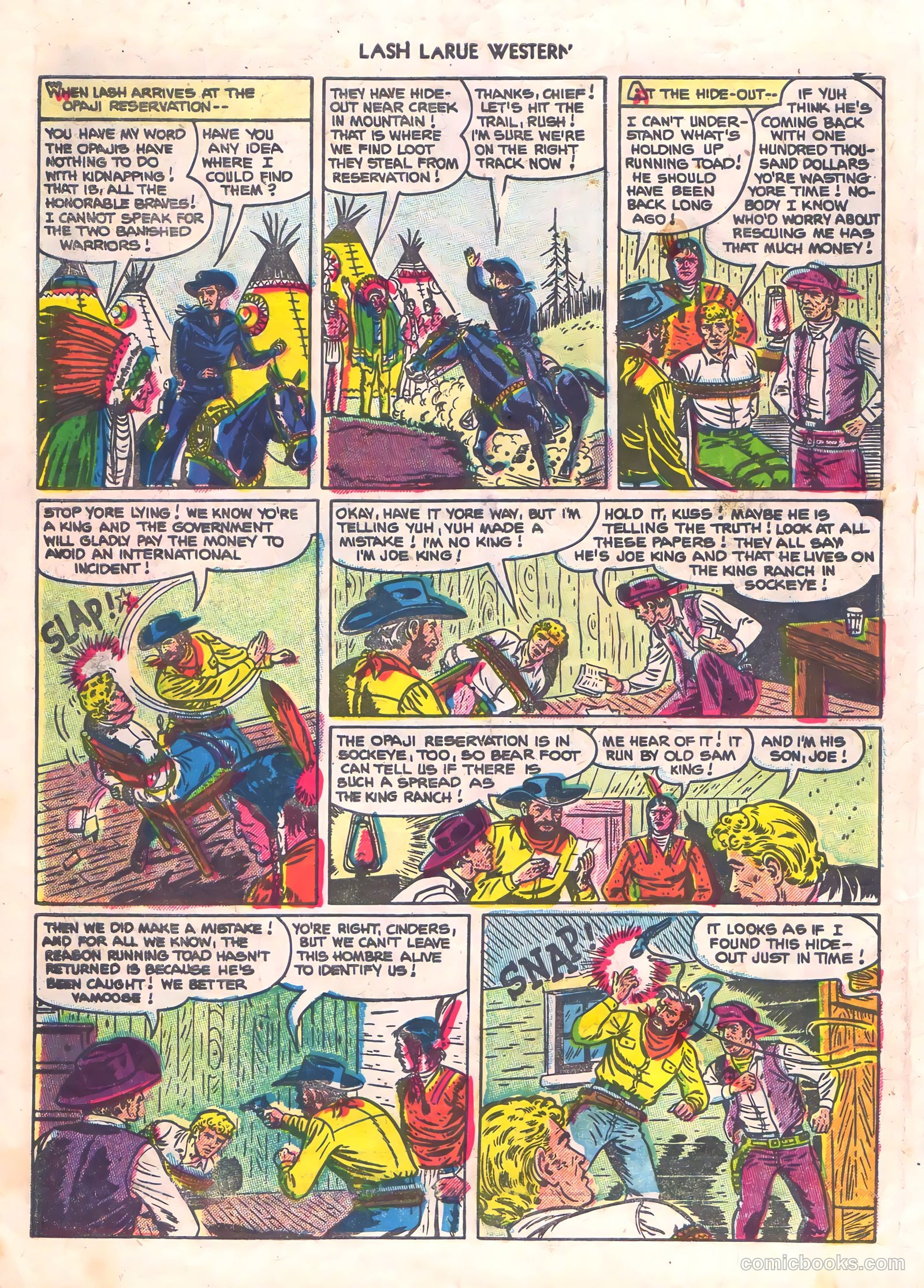 Lash Larue Western #56 (1956) — page 10 of 36