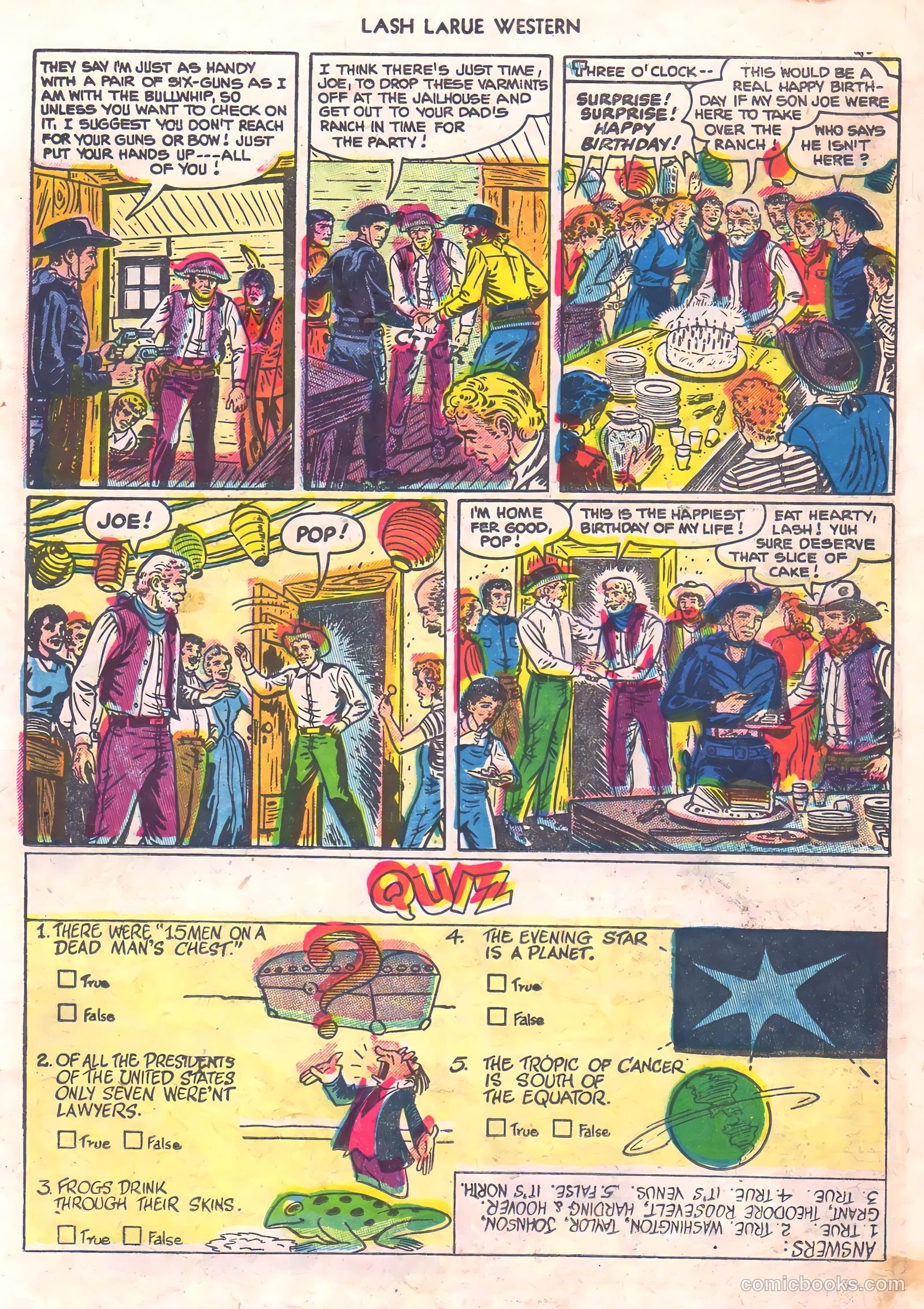 Lash Larue Western #56 (1956) — page 11 of 36