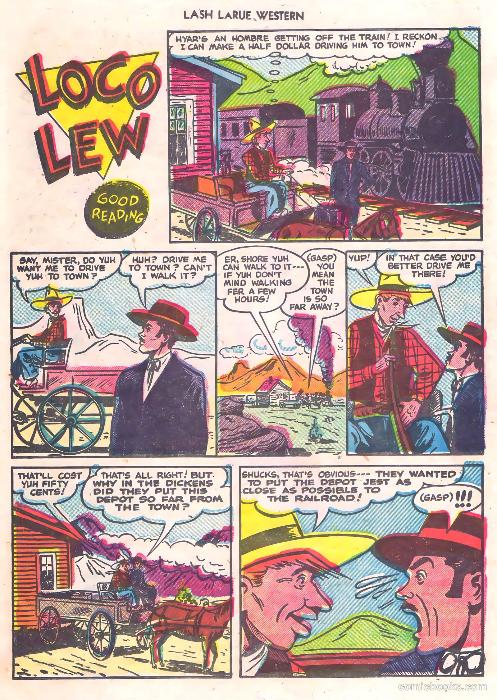 Lash Larue Western #56 (1956) — page 12 of 36