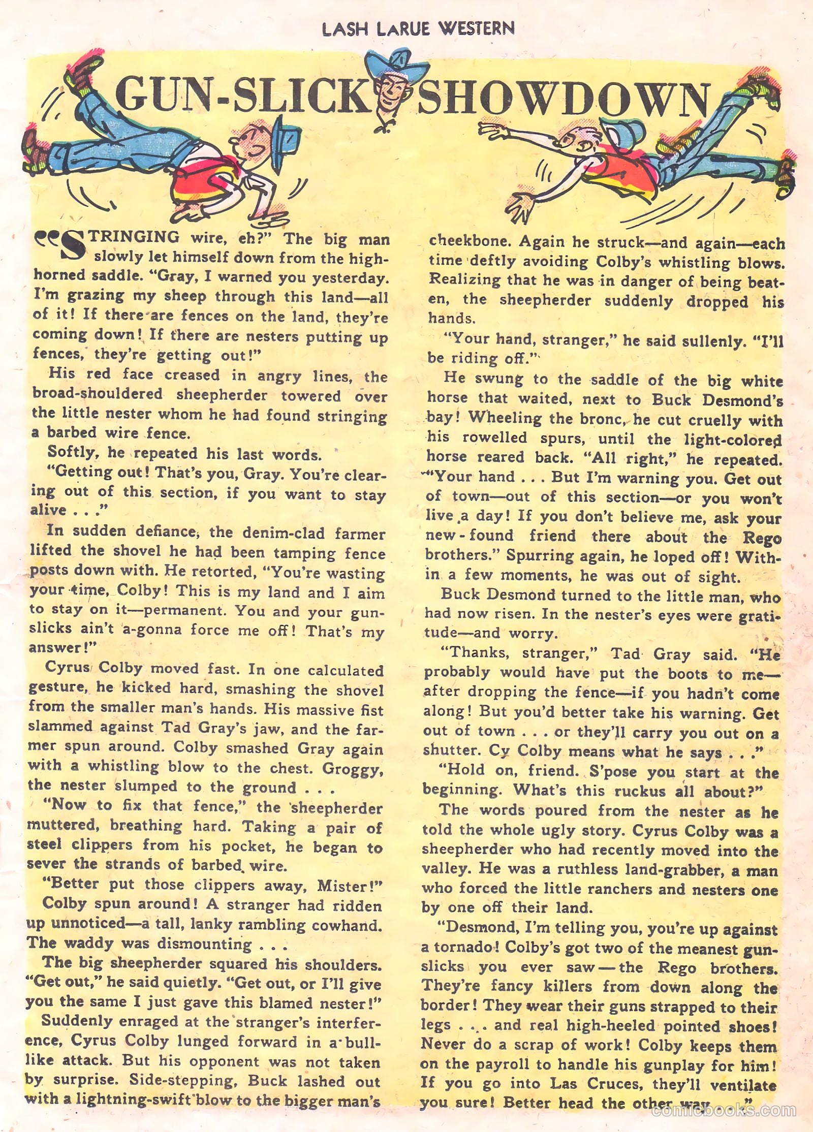 Lash Larue Western #56 (1956) — page 13 of 36