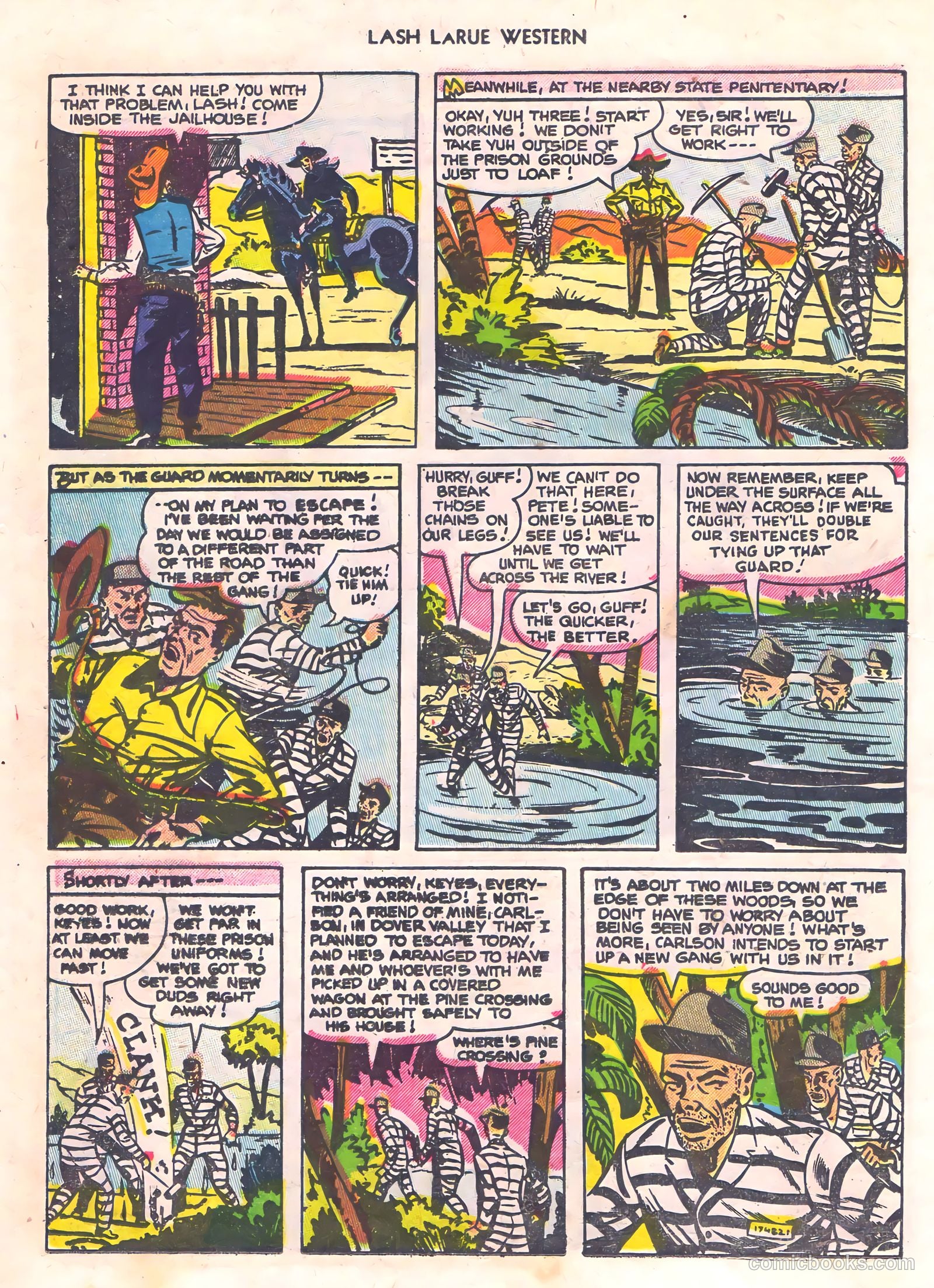 Lash Larue Western #56 (1956) — page 18 of 36