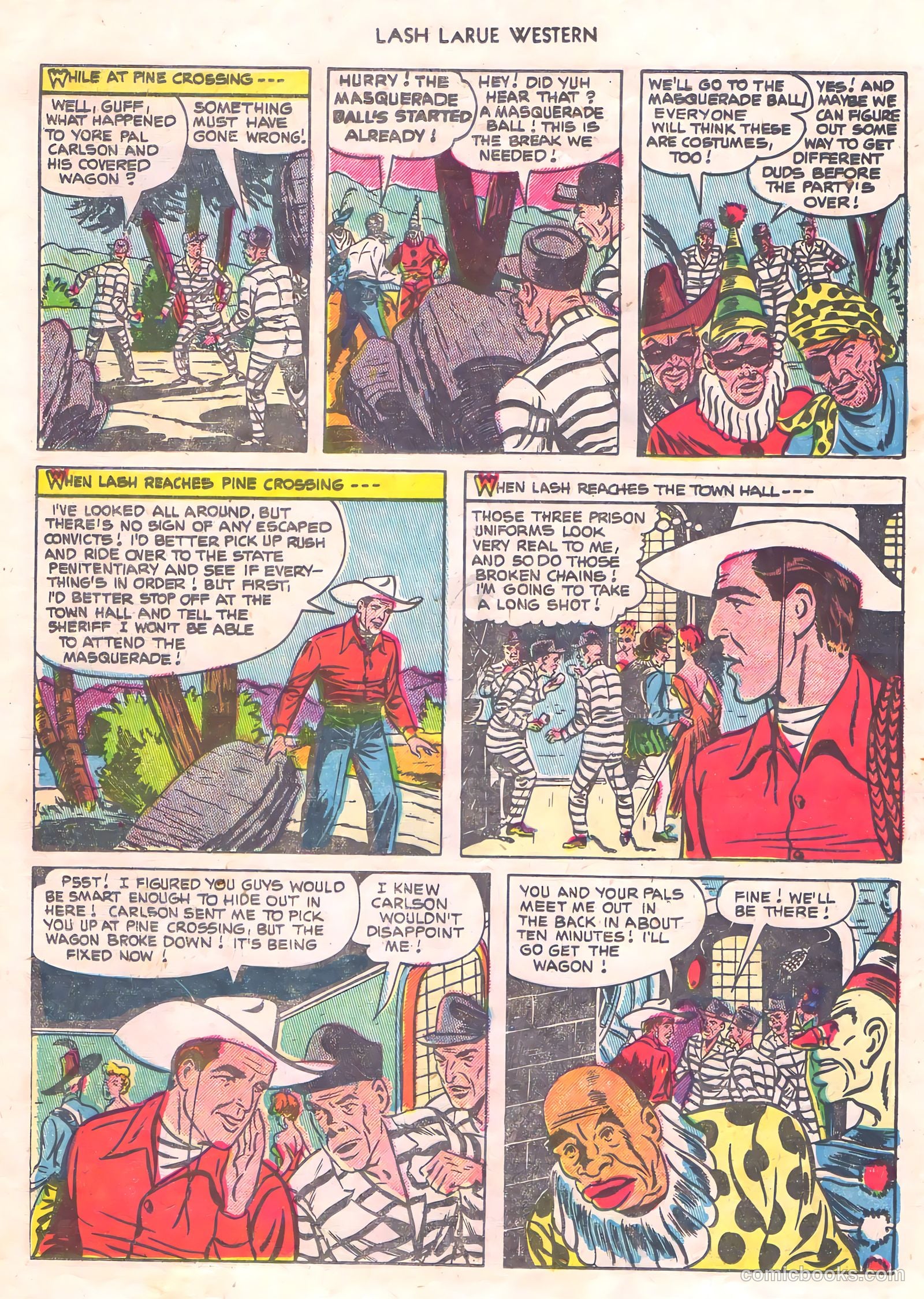 Lash Larue Western #56 (1956) — page 20 of 36