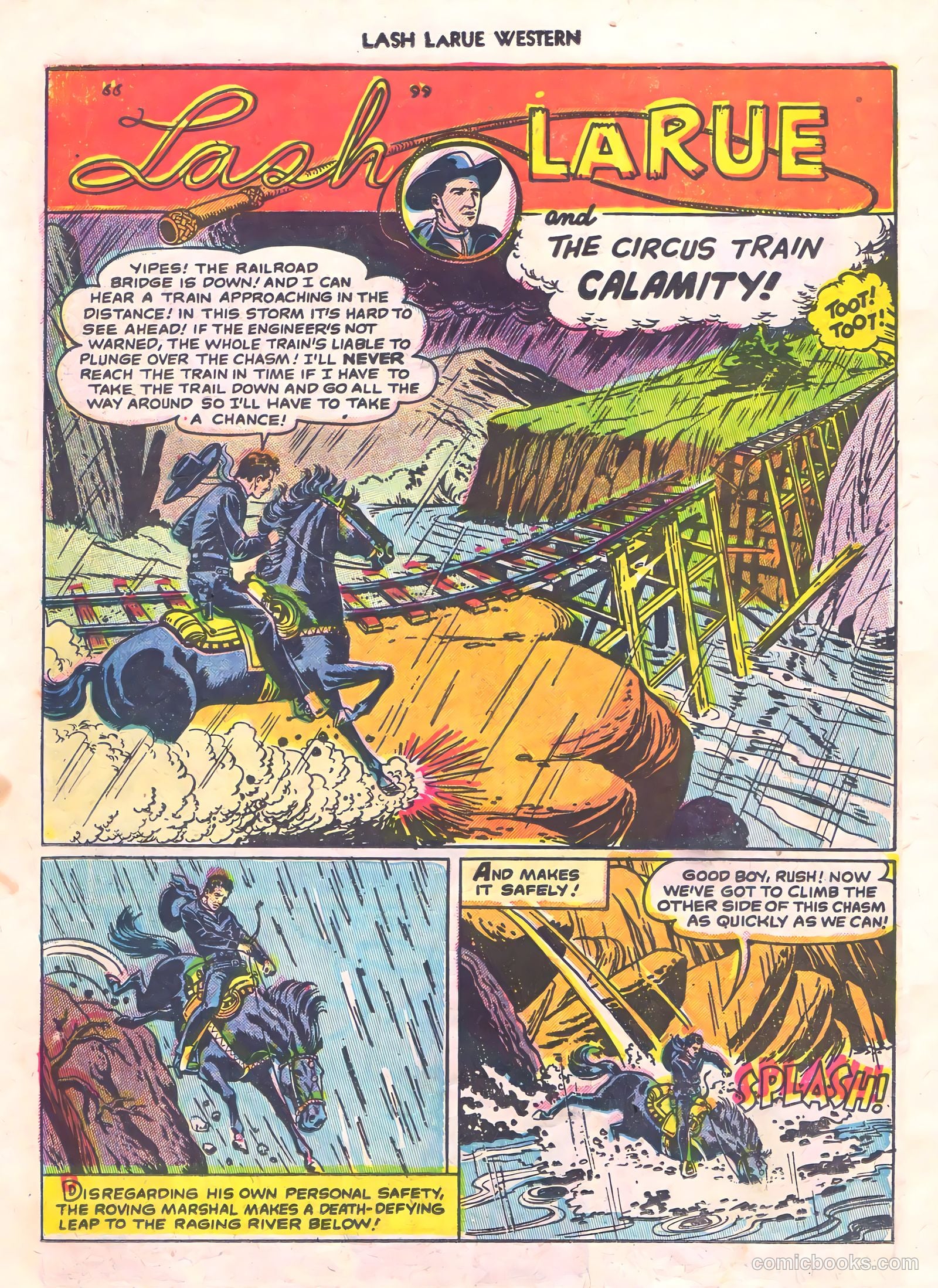 Lash Larue Western #56 (1956) — page 26 of 36