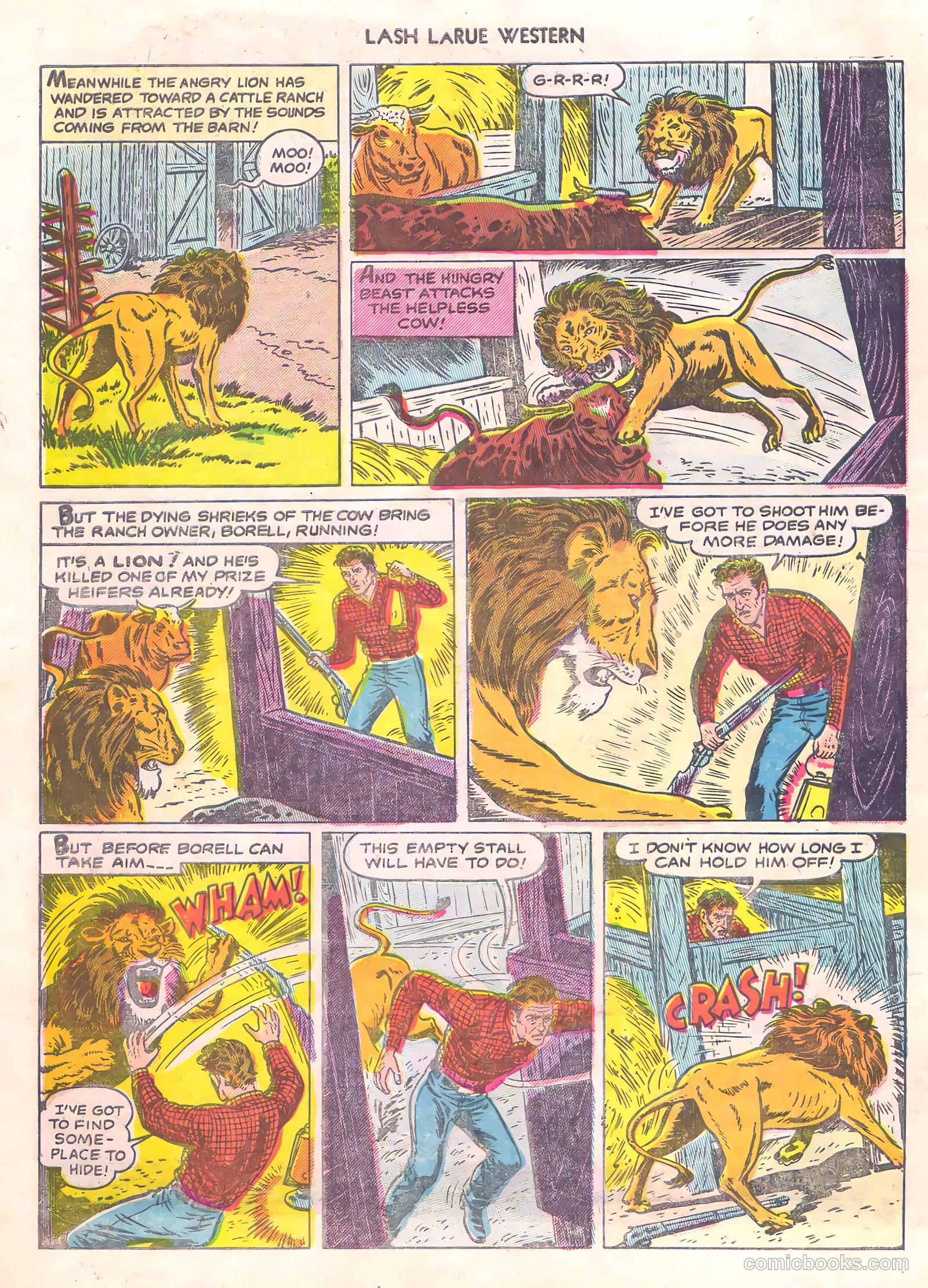Lash Larue Western #56 (1956) — page 30 of 36