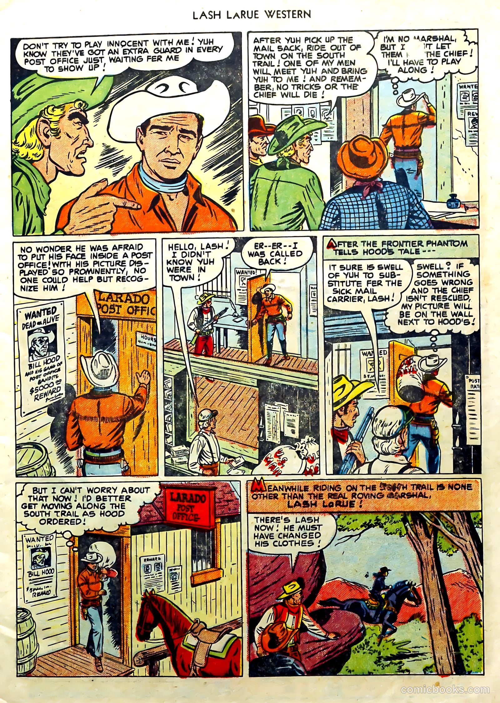 Lash Larue Western #57 (1955) — page 5 of 36