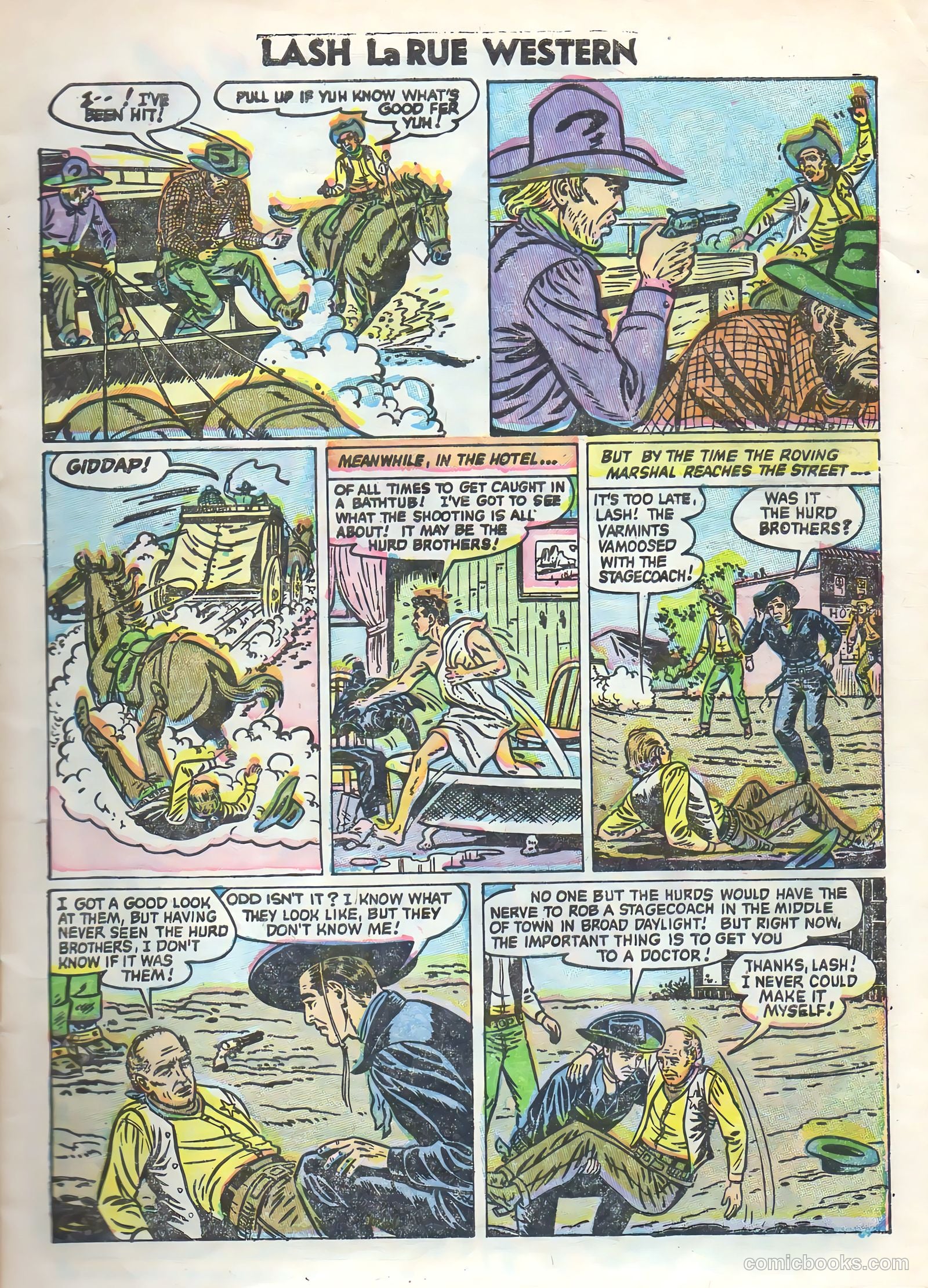 Lash Larue Western #58 (1955) — page 5 of 36