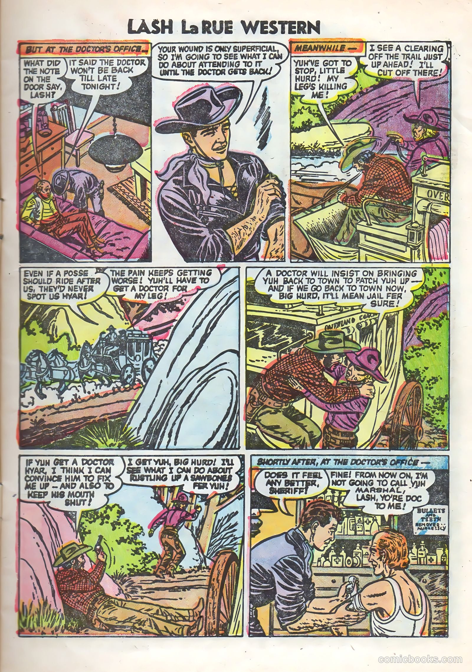 Lash Larue Western #58 (1955) — page 7 of 36