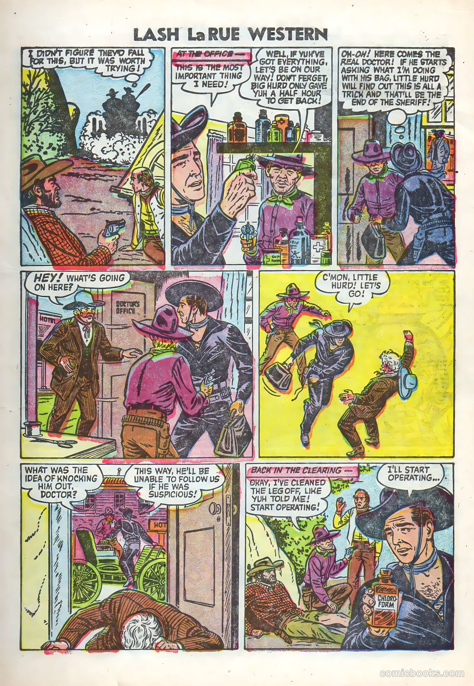 Lash Larue Western #58 (1955) — page 11 of 36