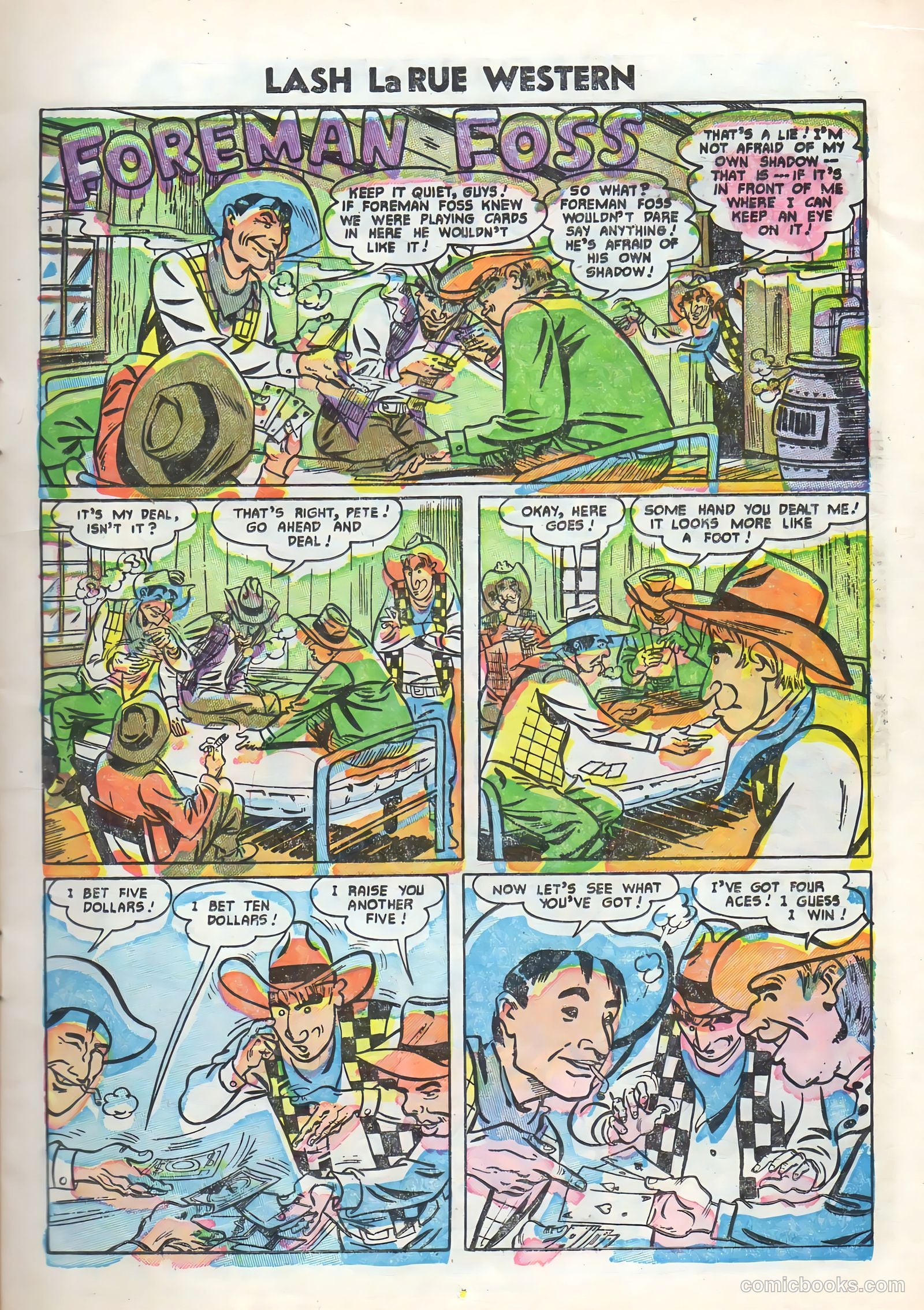Lash Larue Western #58 (1955) — page 13 of 36