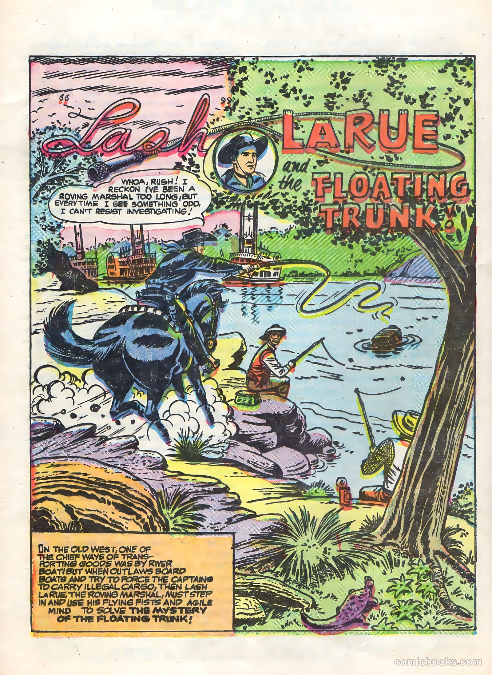 Lash Larue Western #58 (1955) — page 20 of 36