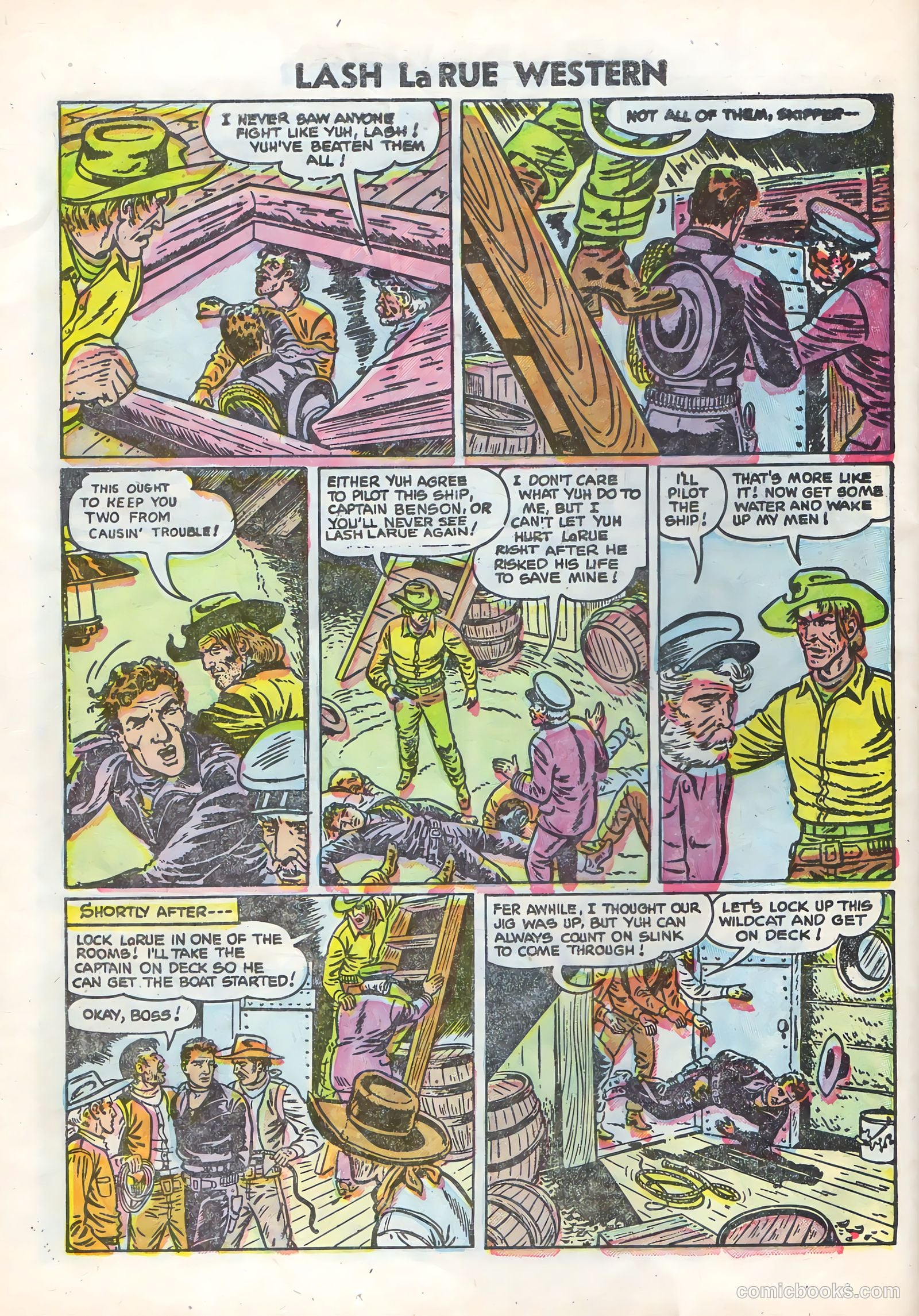 Lash Larue Western #58 (1955) — page 26 of 36