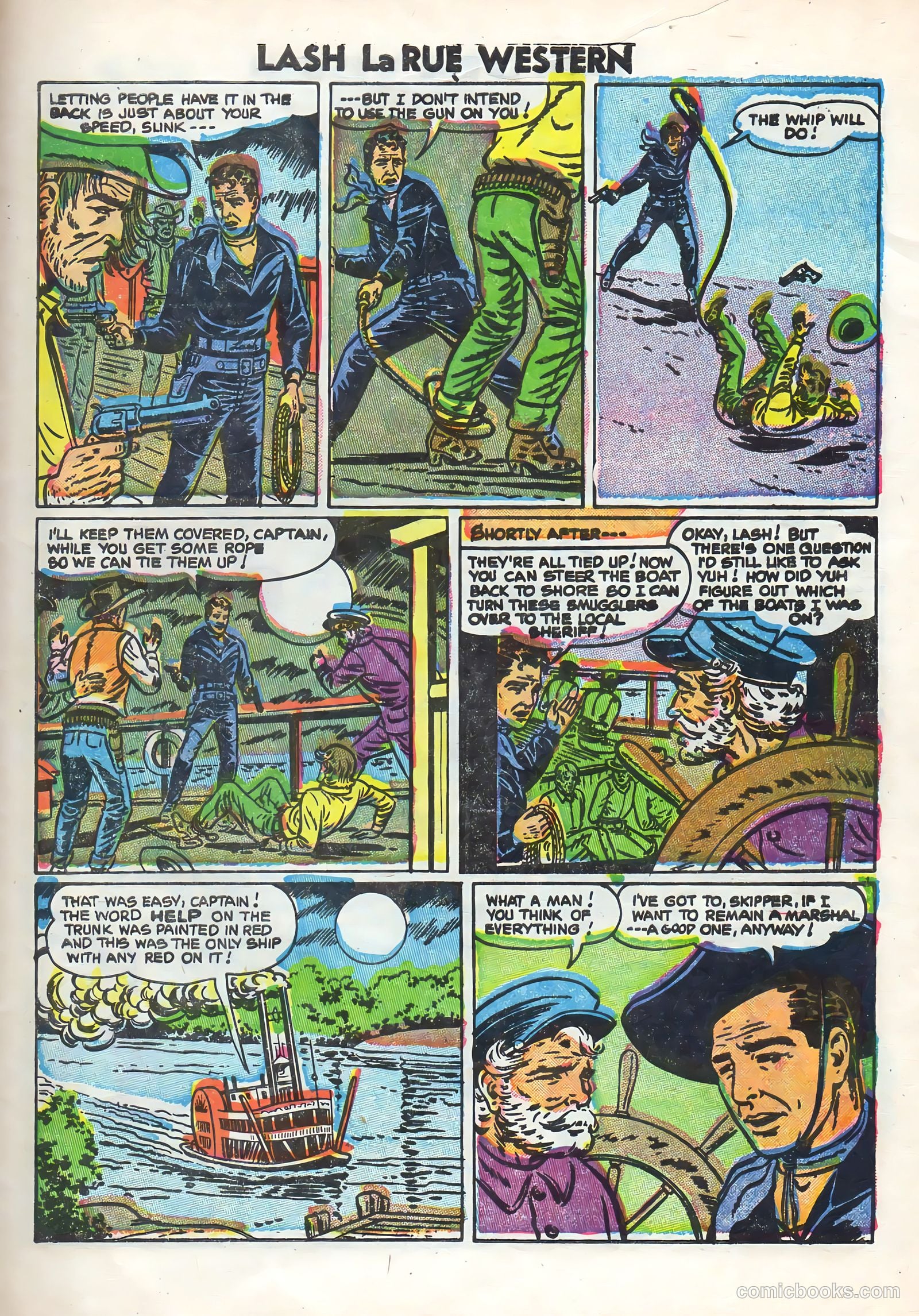 Lash Larue Western #58 (1955) — page 29 of 36