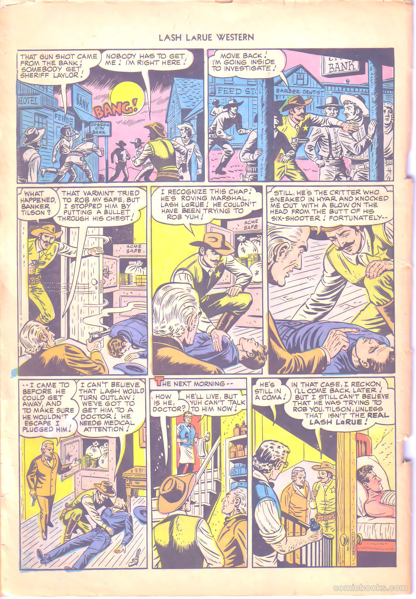 Lash LaRue Western #6 (1950) — page 4 of 36
