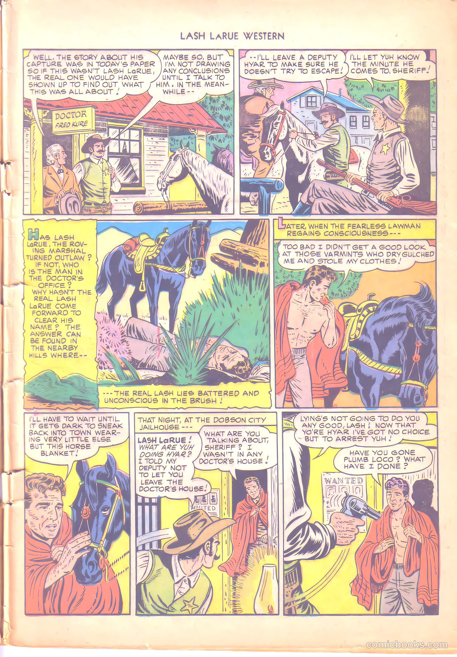 Lash LaRue Western #6 (1950) — page 5 of 36