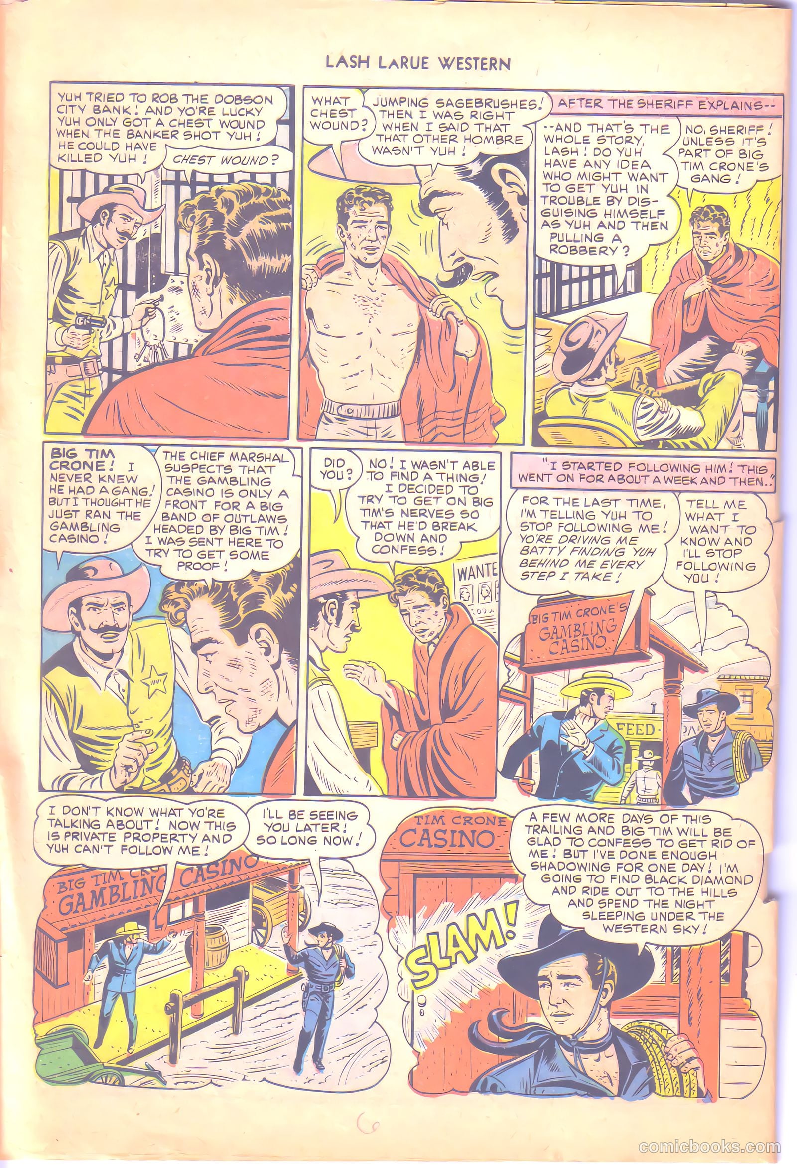 Lash LaRue Western #6 (1950) — page 6 of 36