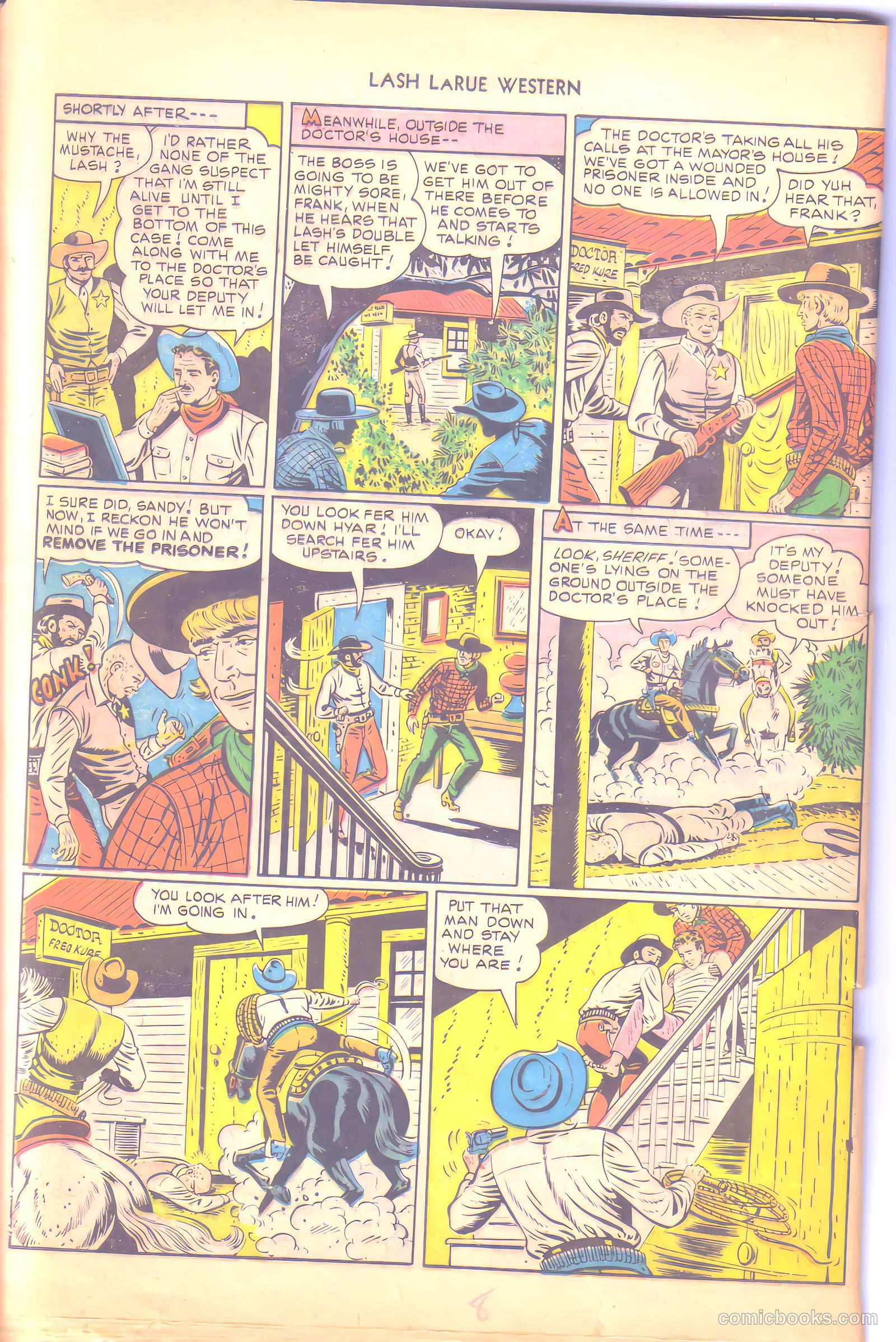 Lash LaRue Western #6 (1950) — page 8 of 36