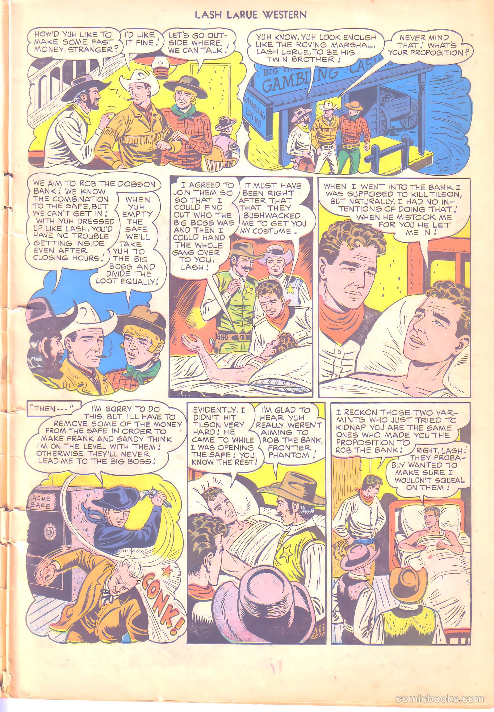 Lash LaRue Western #6 (1950) — page 11 of 36