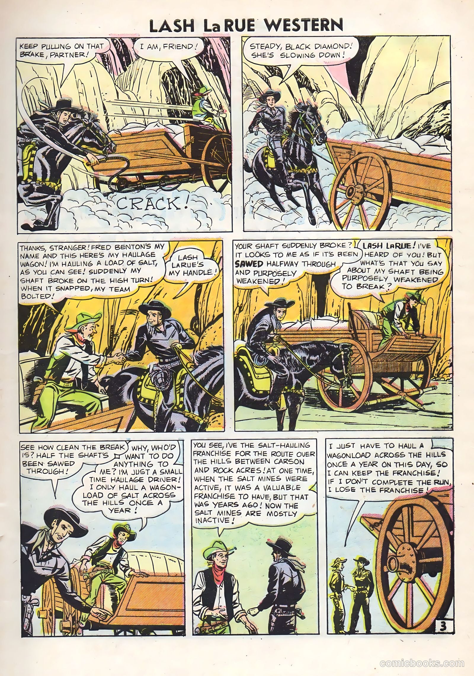 Lash Larue Western #60 (1956) — page 5 of 36