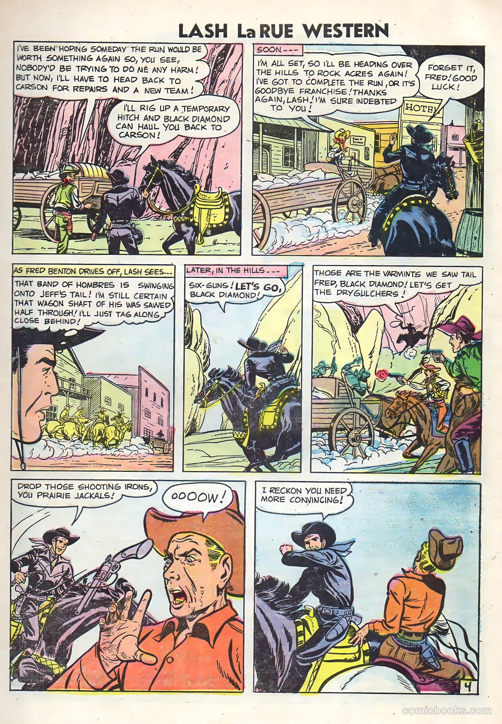Lash Larue Western #60 (1956) — page 7 of 36