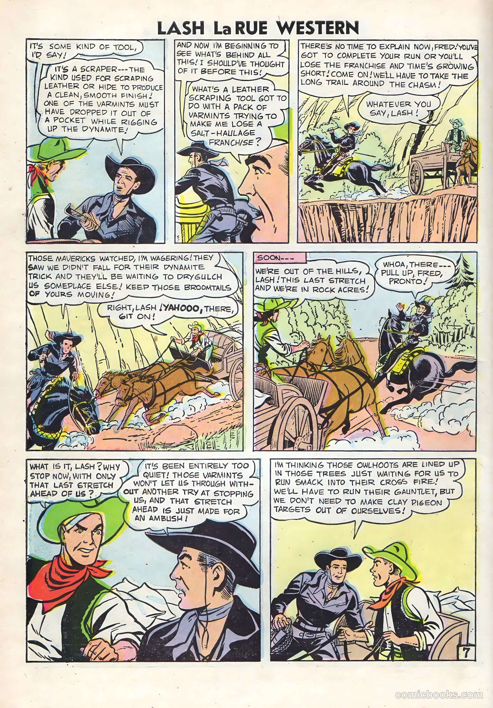Lash Larue Western #60 (1956) — page 10 of 36