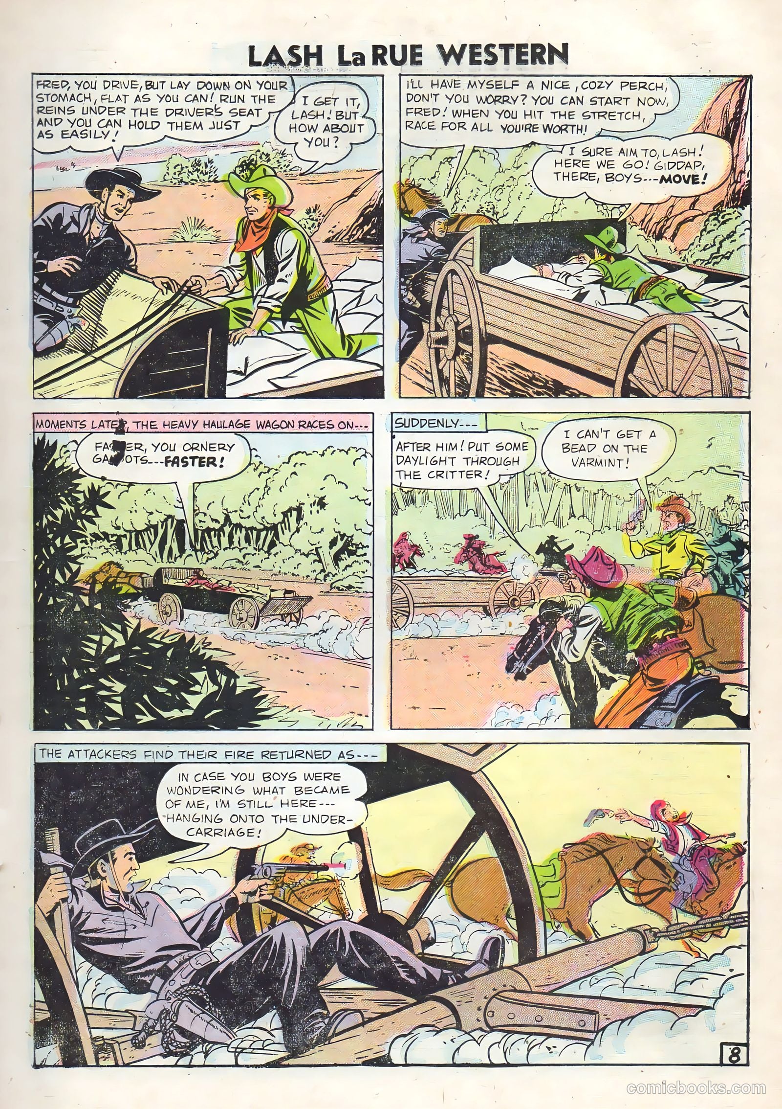 Lash Larue Western #60 (1956) — page 11 of 36