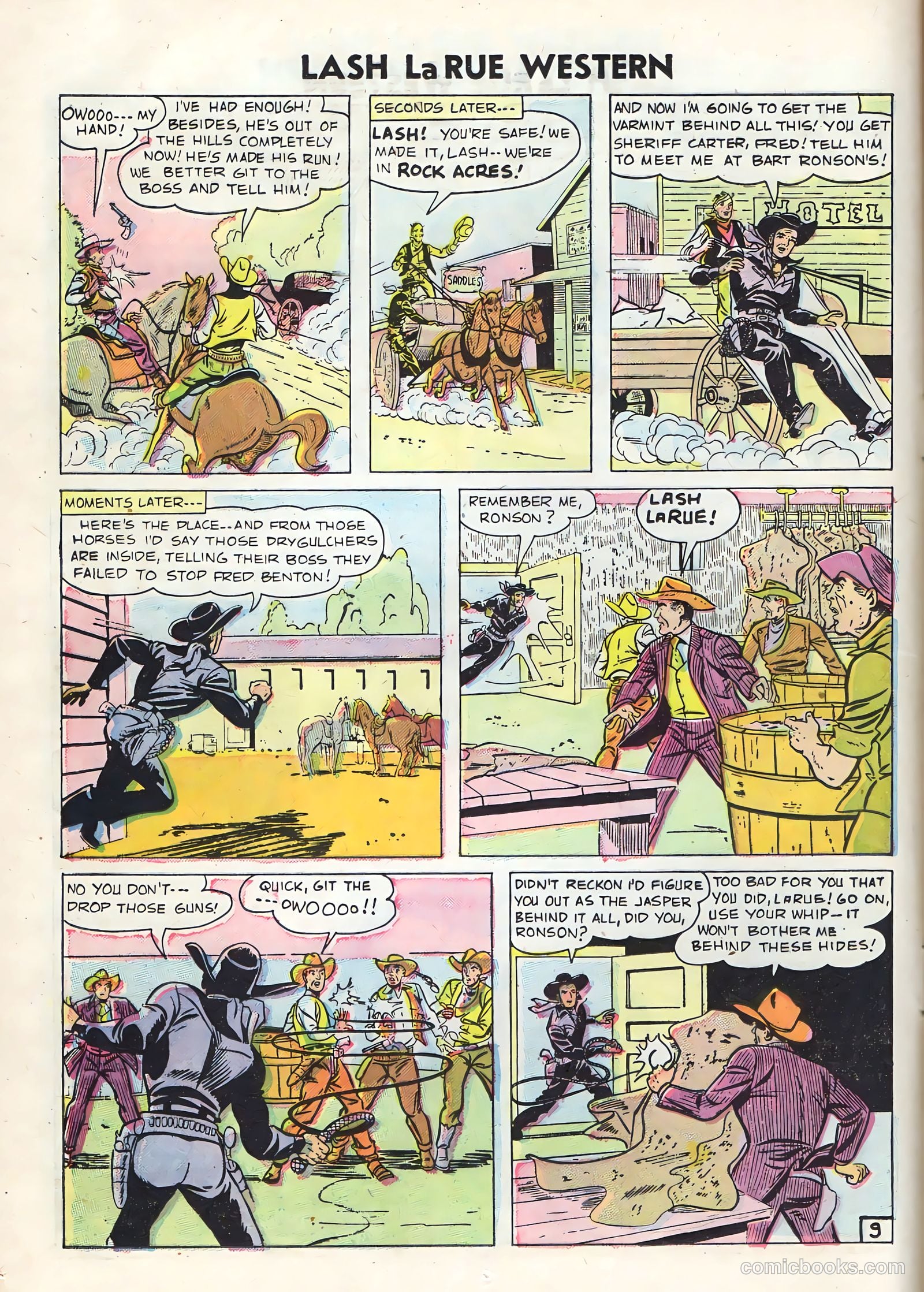 Lash Larue Western #60 (1956) — page 12 of 36