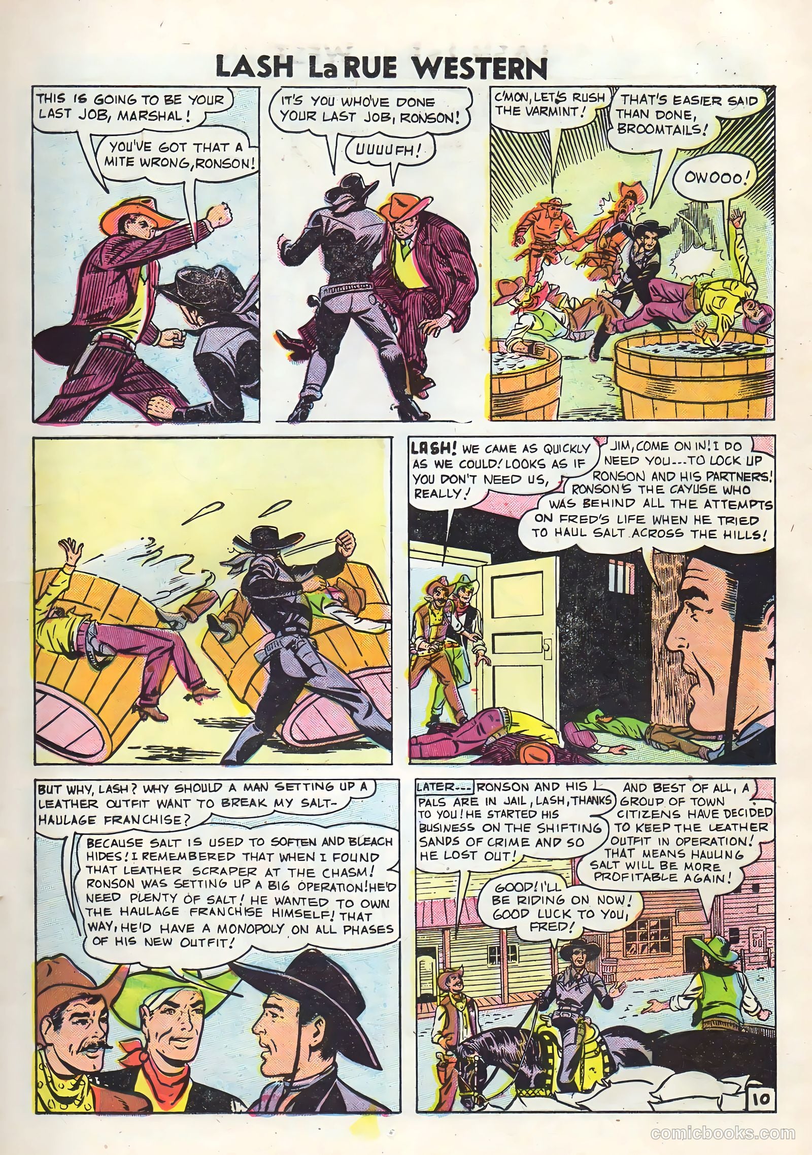 Lash Larue Western #60 (1956) — page 13 of 36